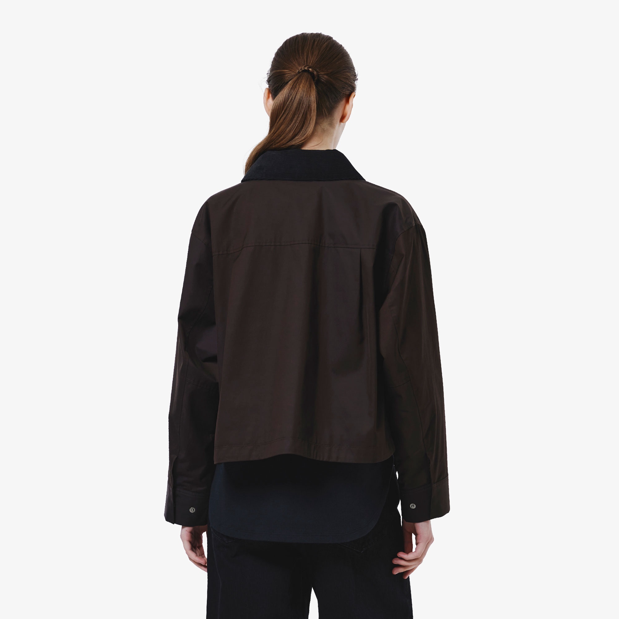 コーデュロイカラーショートブルゾン