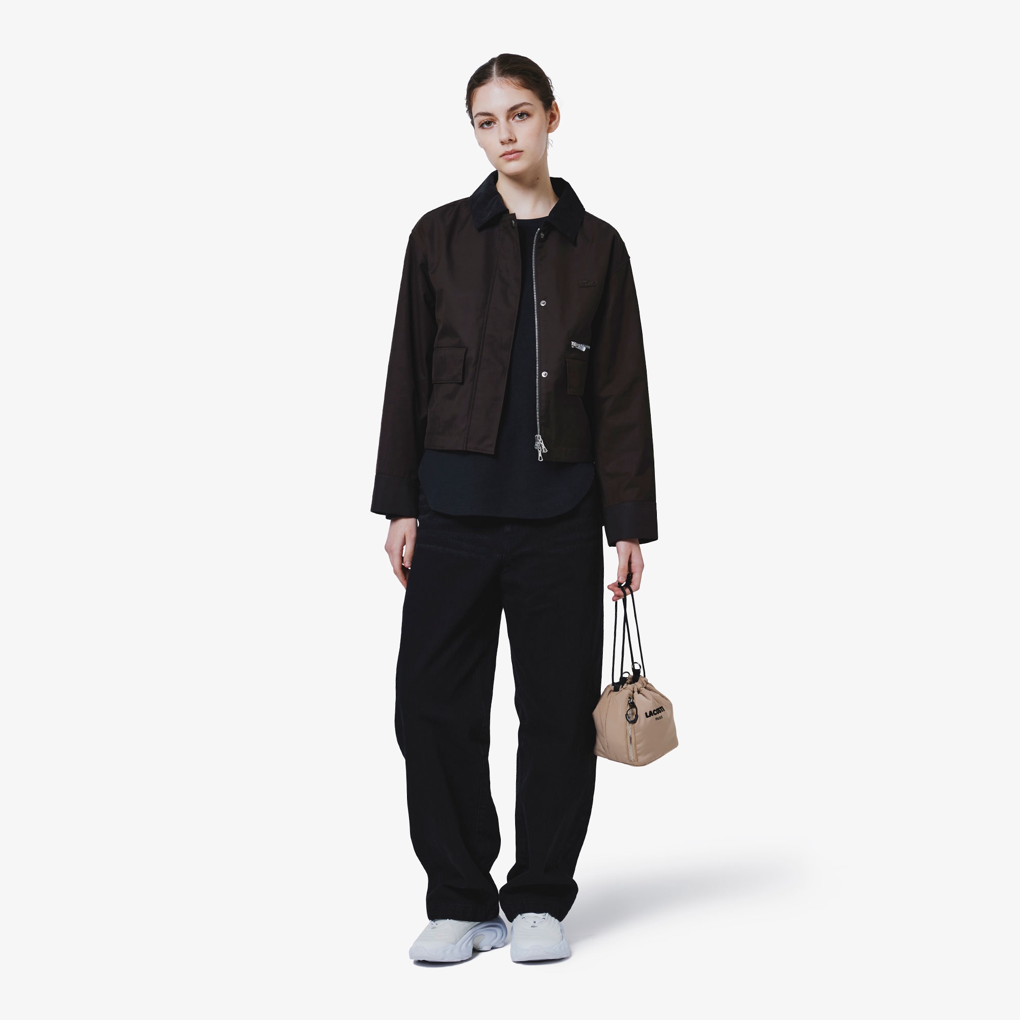 コーデュロイカラーショートブルゾン