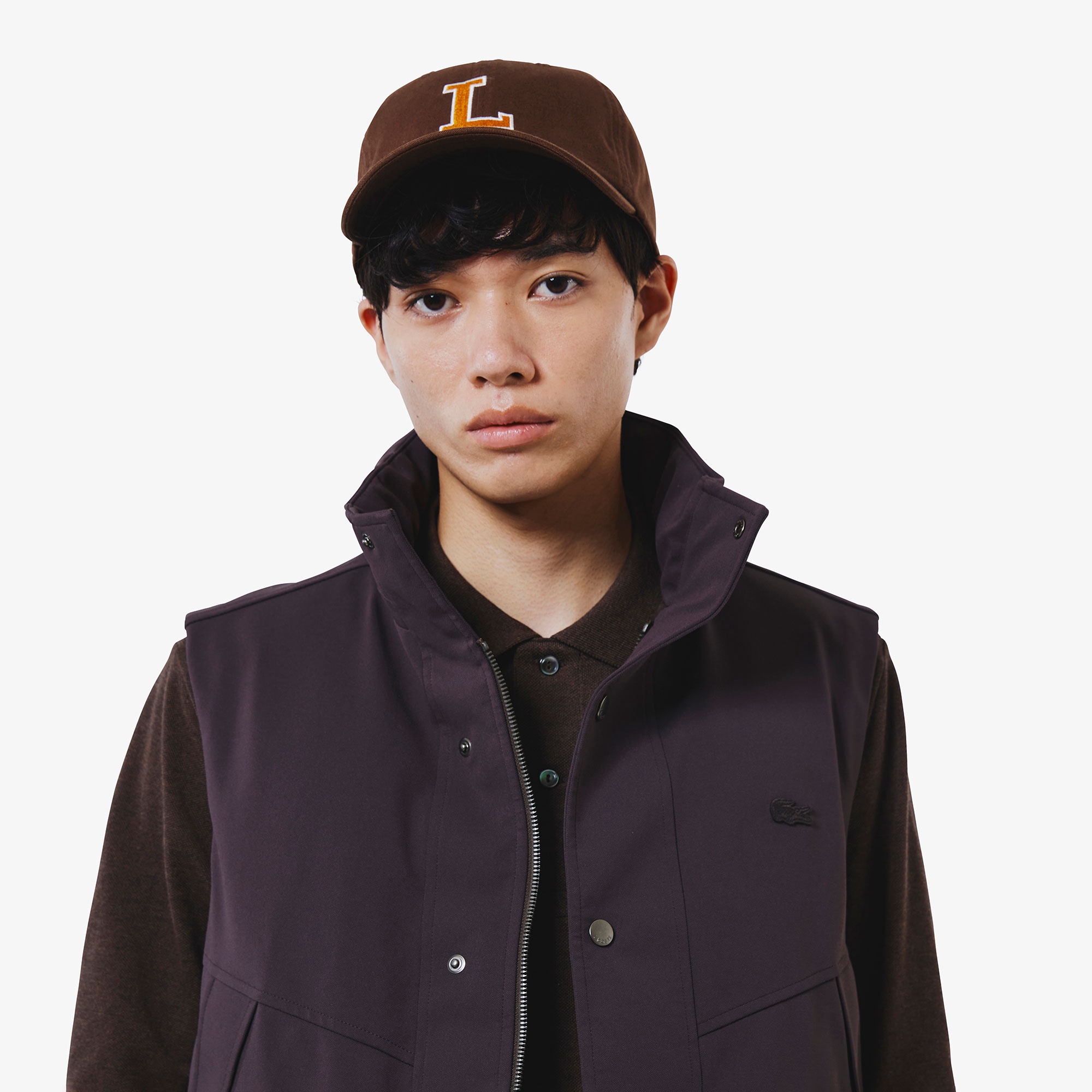 耐水透湿ピケダウンベスト