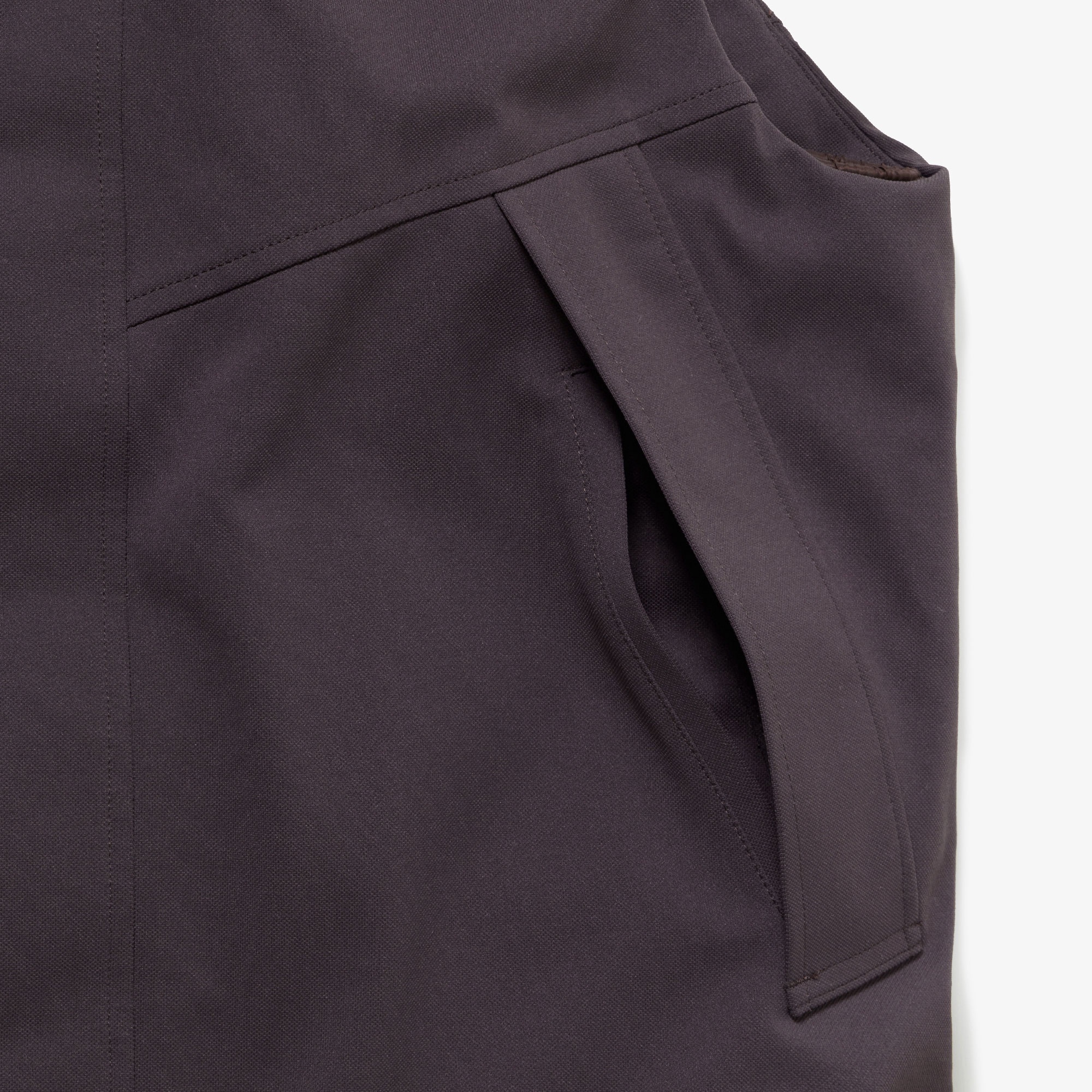 耐水透湿ピケダウンベスト