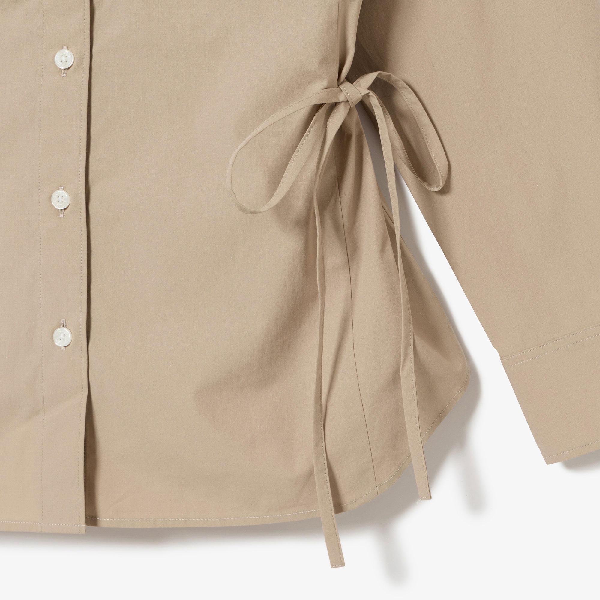 リボンディテールシャツ