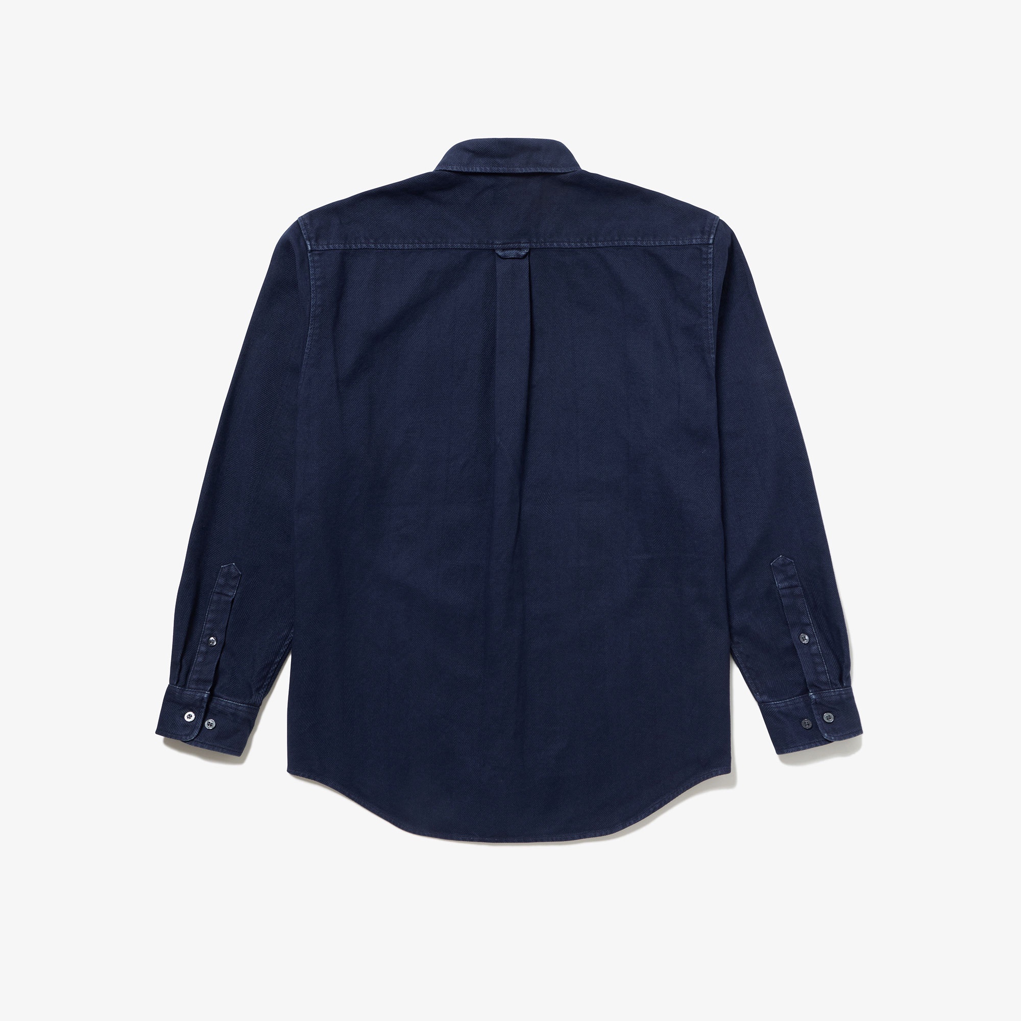 ウォッシュドヘリンボーンネルシャツ