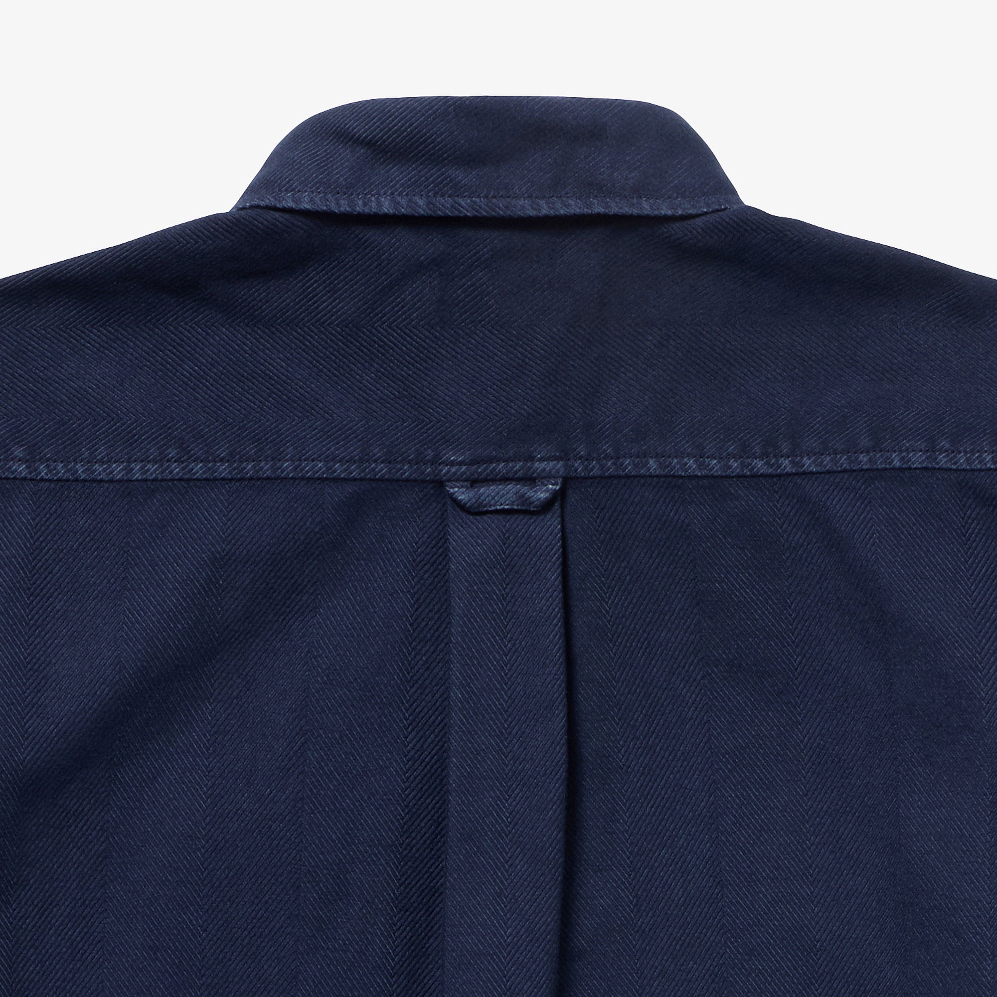 ウォッシュドヘリンボーンネルシャツ