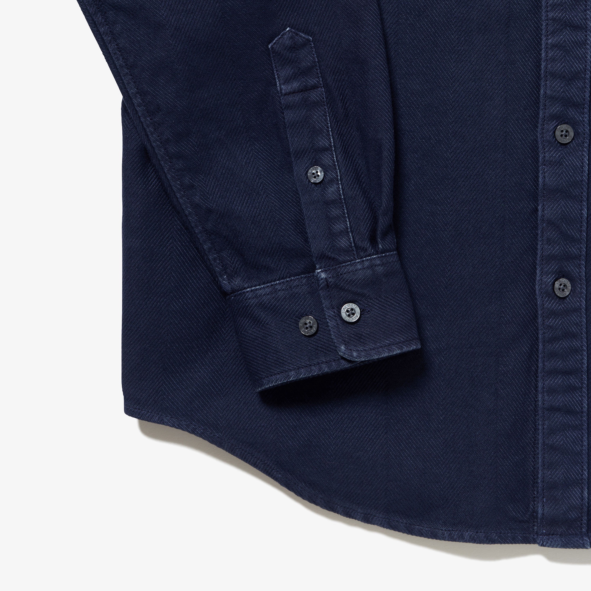 ウォッシュドヘリンボーンネルシャツ