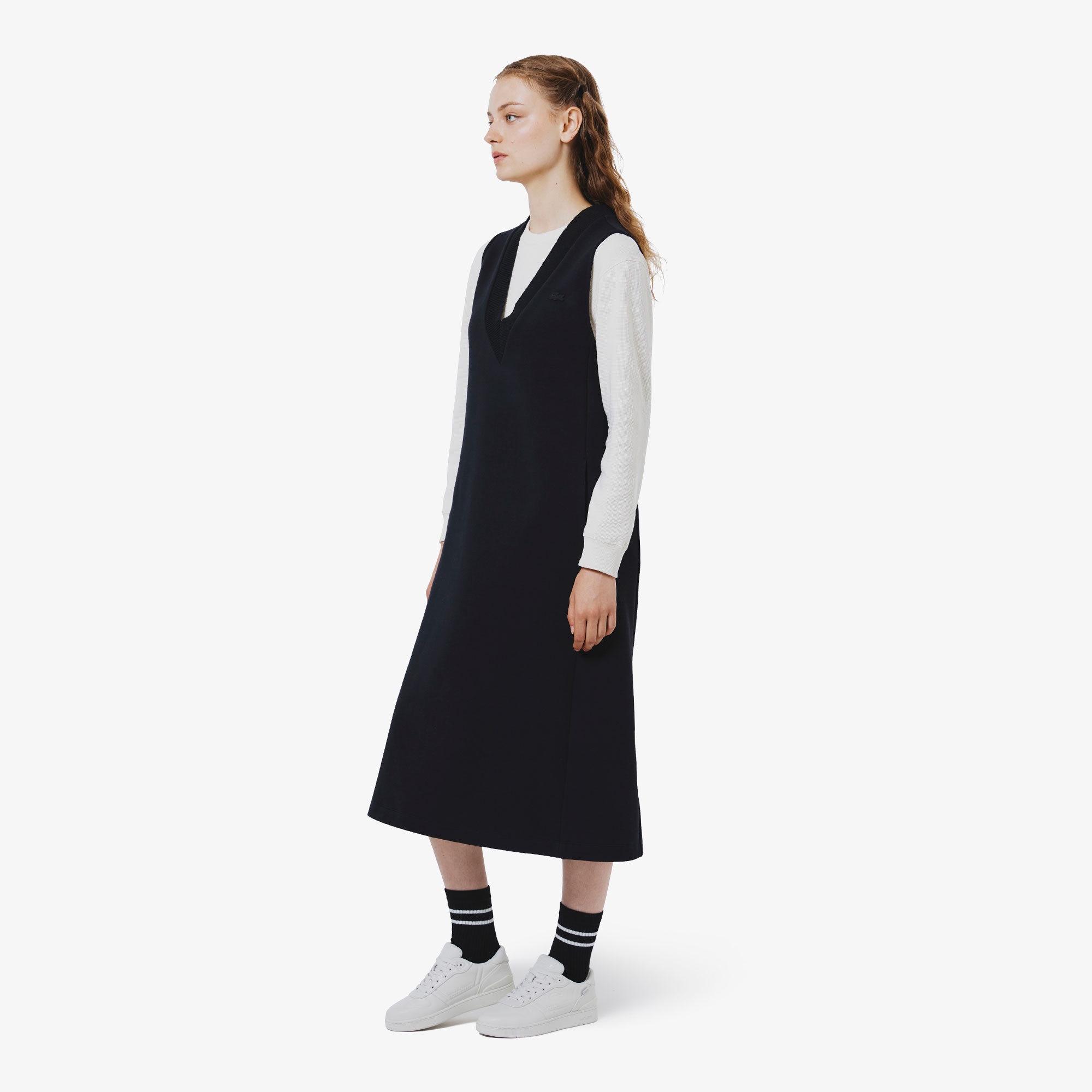 ダンボールジャージジャンパードレス