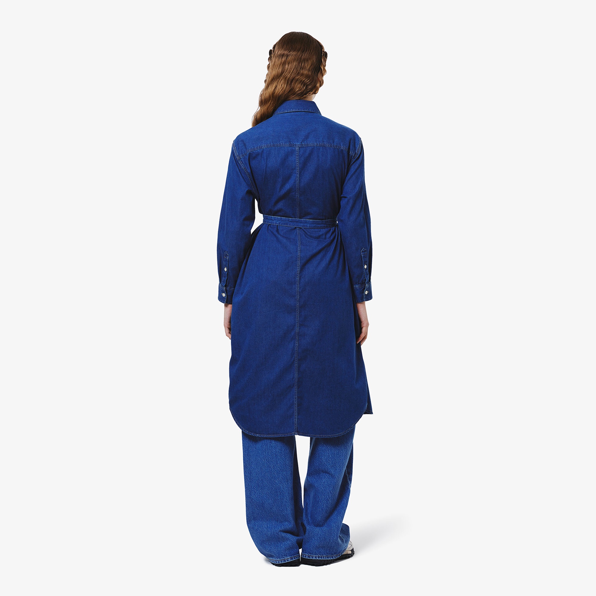 デニムシャツドレス