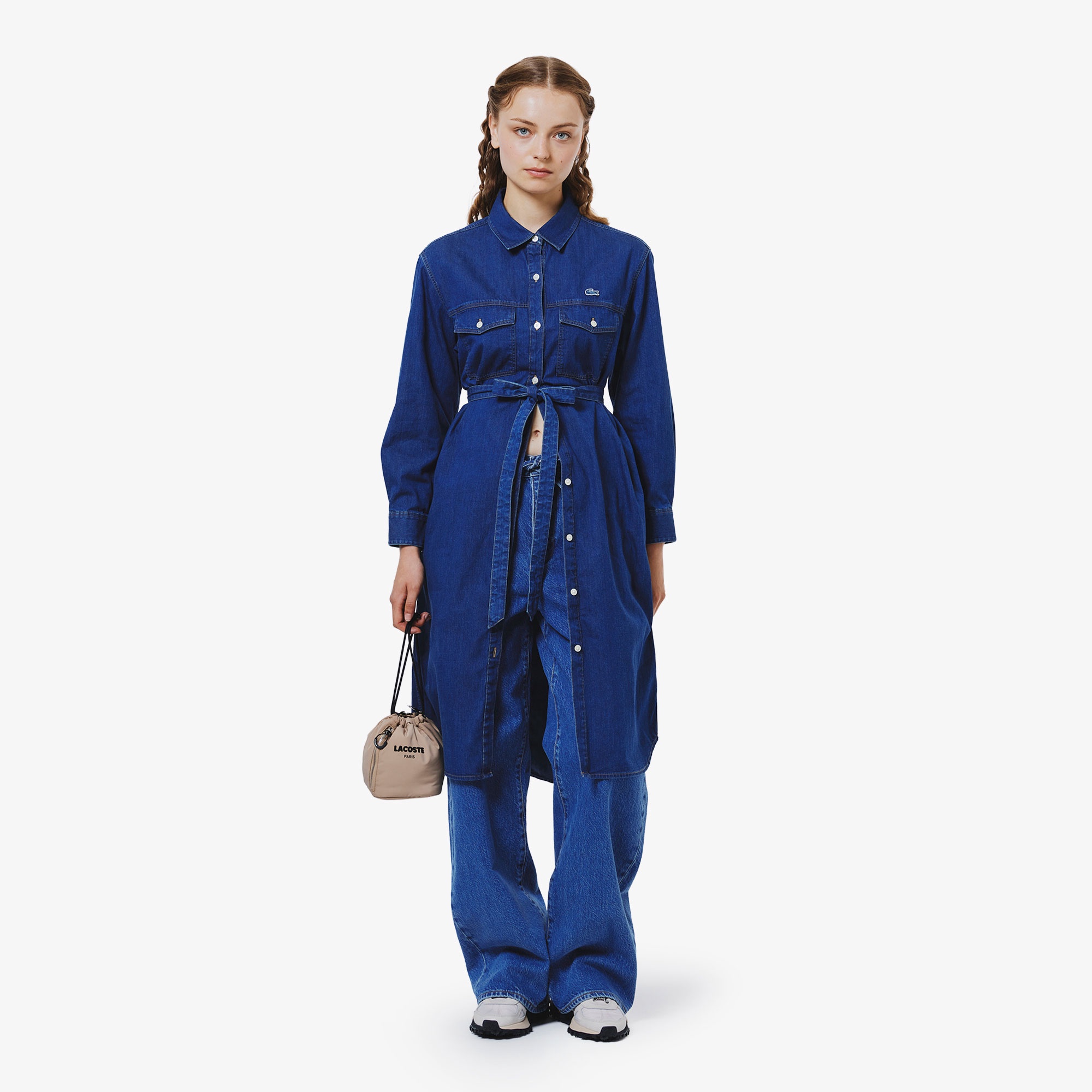 デニムシャツドレス