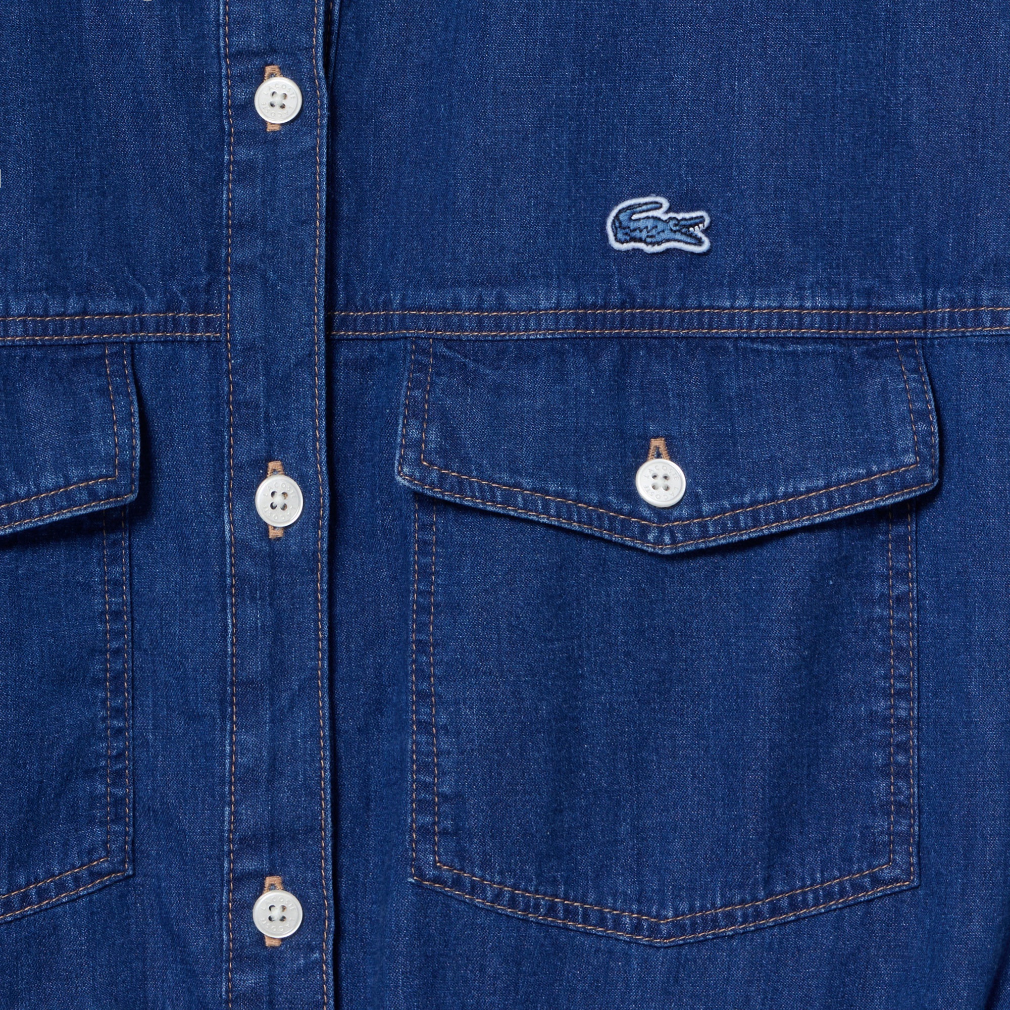 デニムシャツドレス