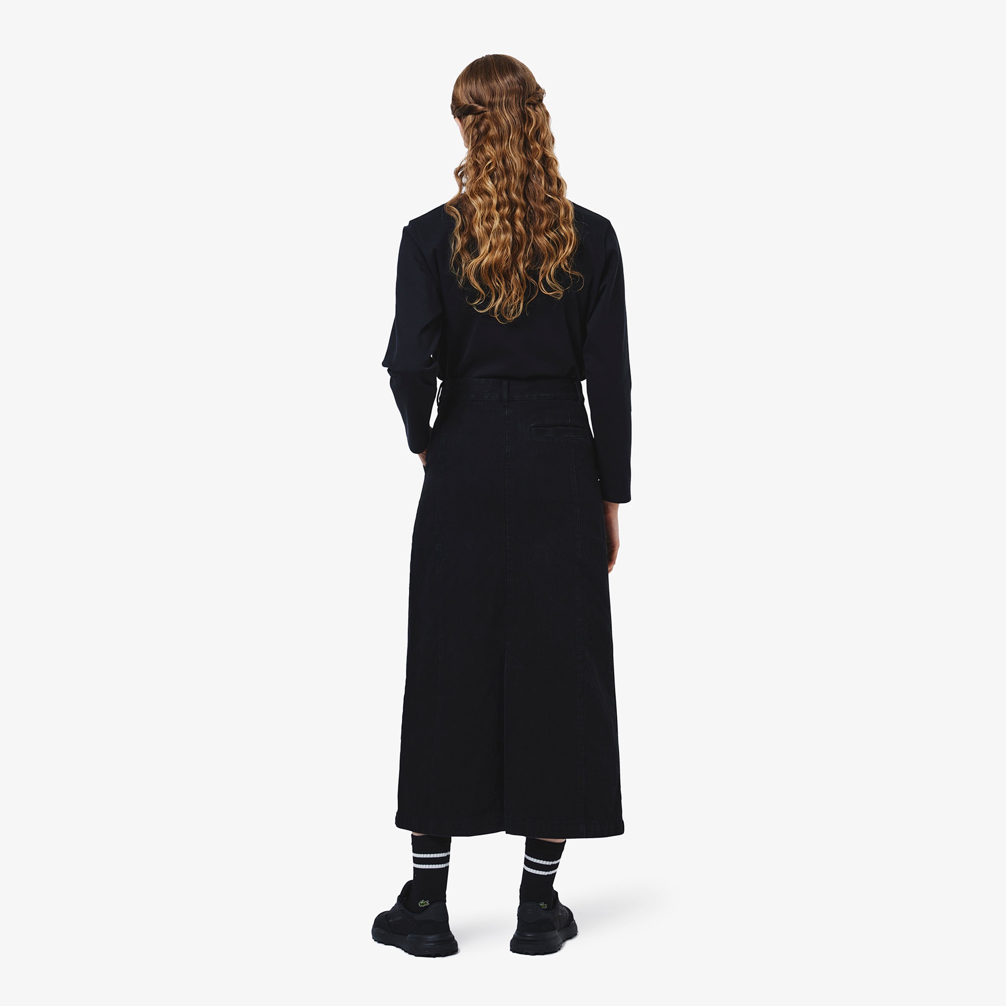 ベイカーデニムスカート