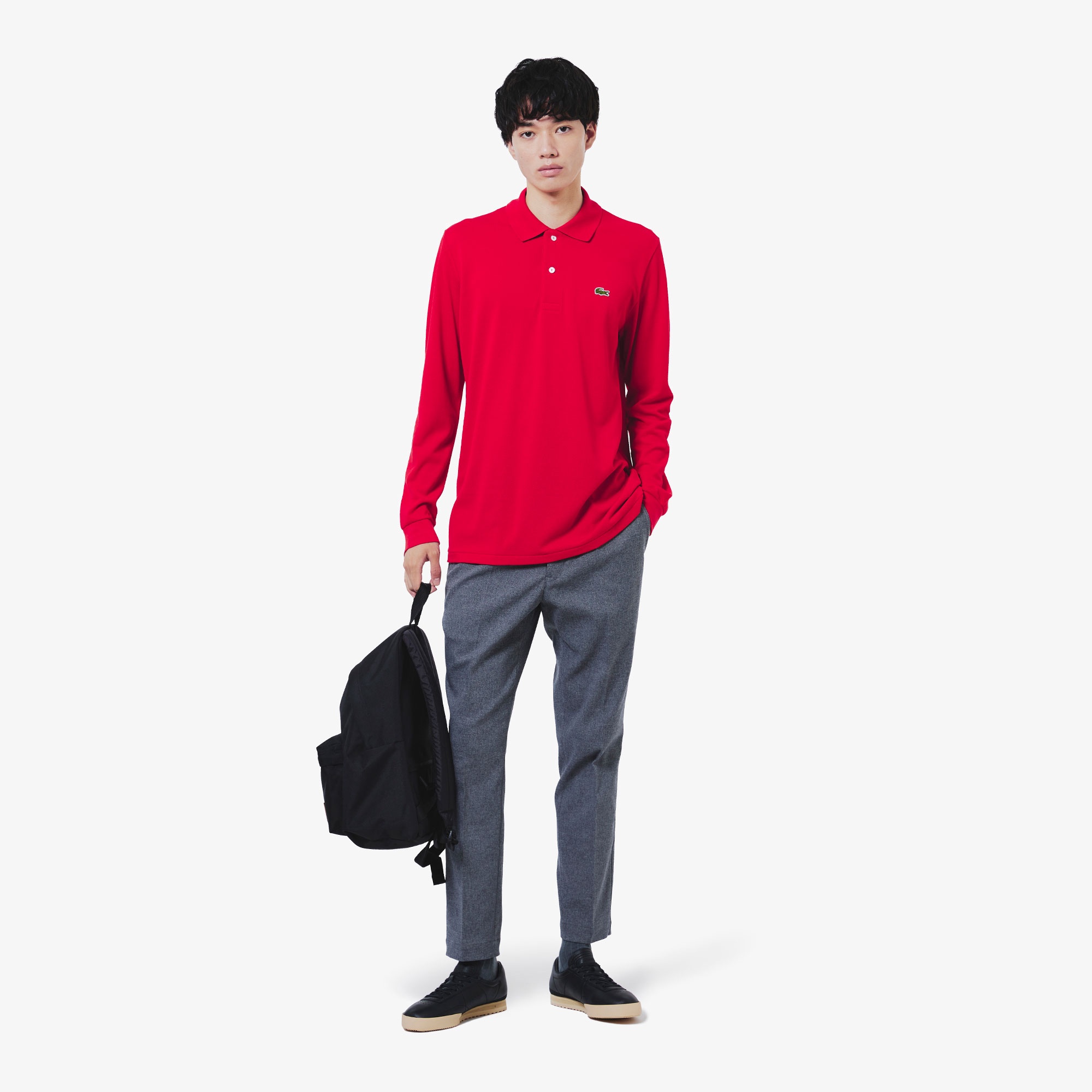 オリジナルフィット 長袖 ポロシャツ