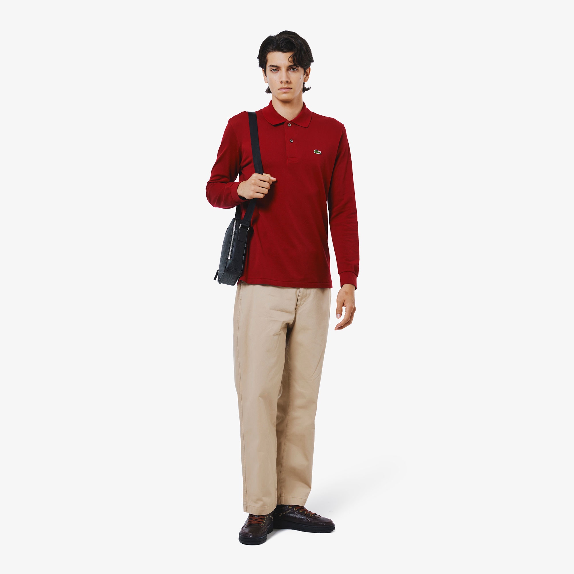 オリジナルフィット 長袖 ポロシャツ