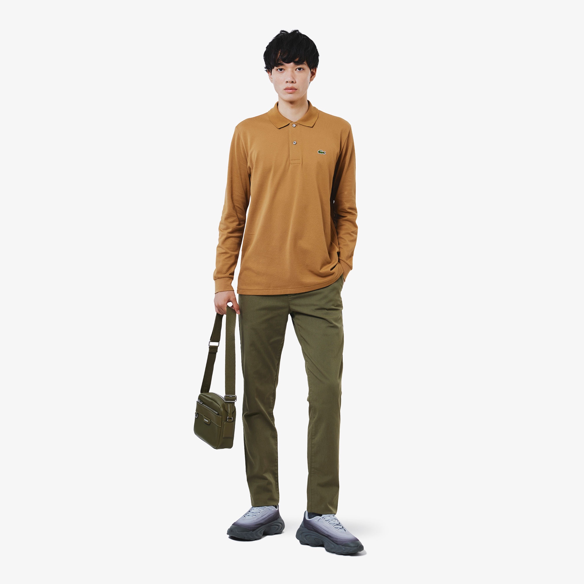 オリジナルフィット 長袖 ポロシャツ