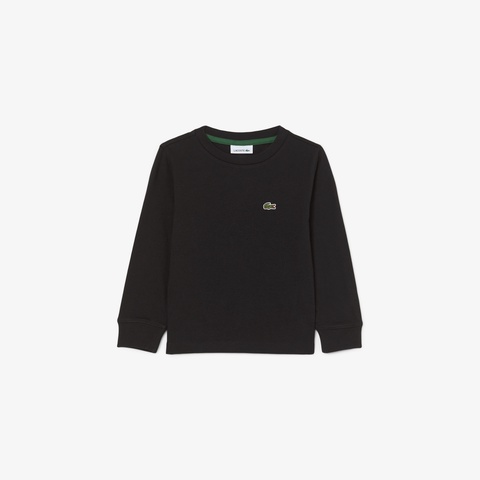 JUNIOR ベーシックワニロゴパッチ長袖Tシャツ