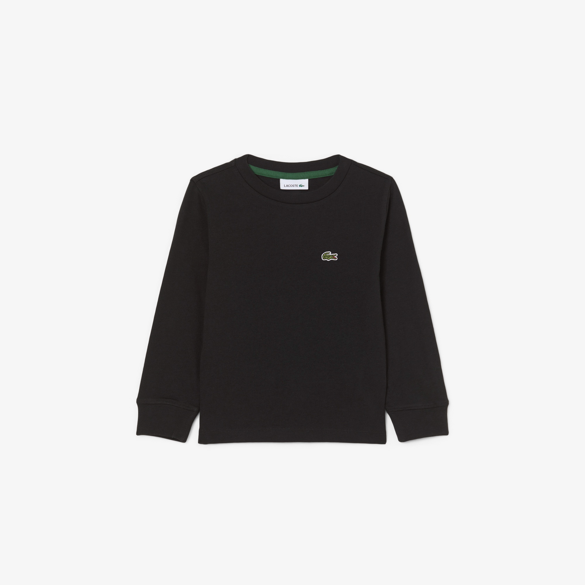 JUNIOR ベーシックワニロゴパッチ長袖Tシャツ