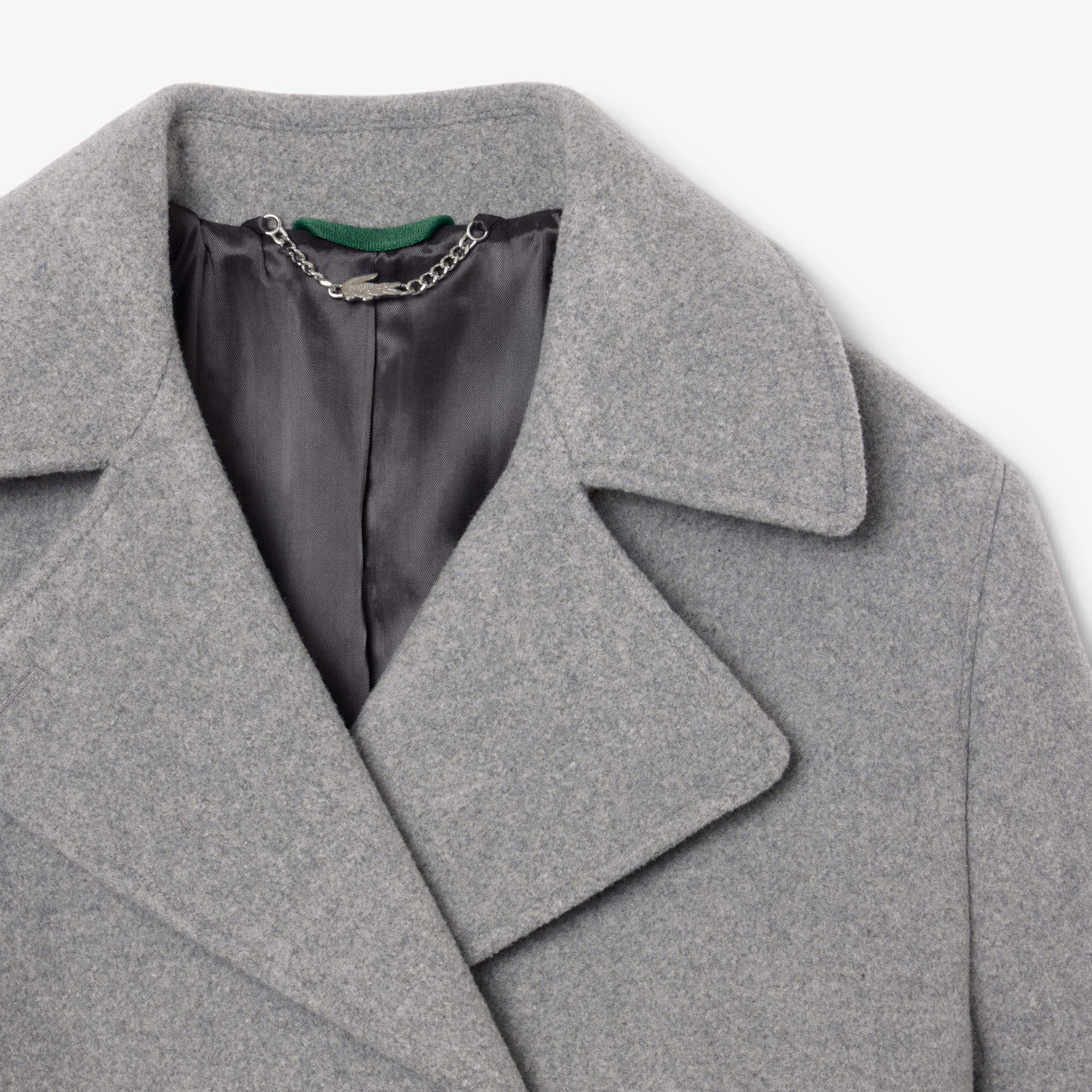 ショートオーバーサイズウールブレンドPコート