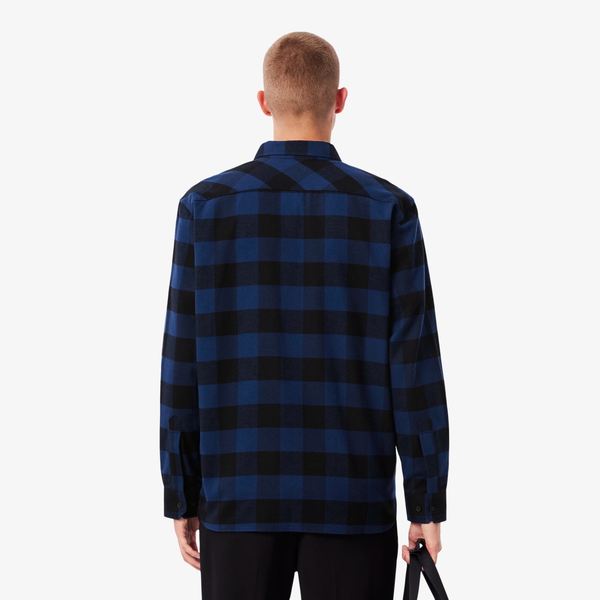 オーバーサイズドコットンプレイドオーバーシャツ