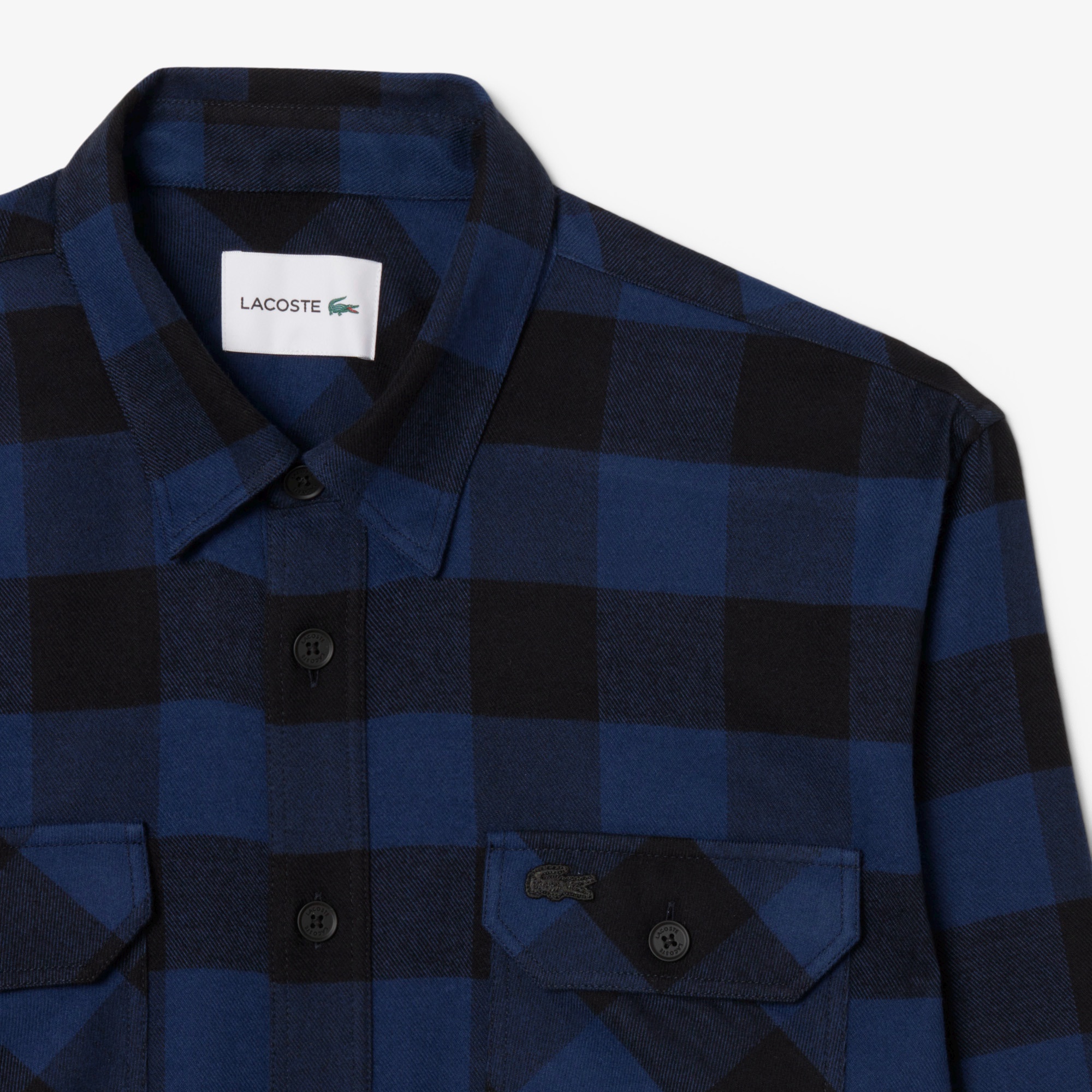 オーバーサイズドコットンプレイドオーバーシャツ