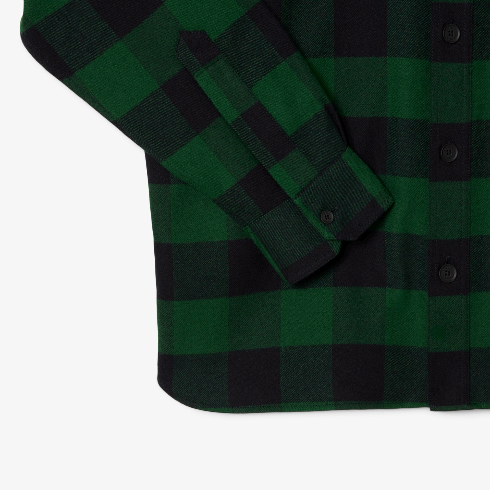 オーバーサイズドコットンプレイドオーバーシャツ