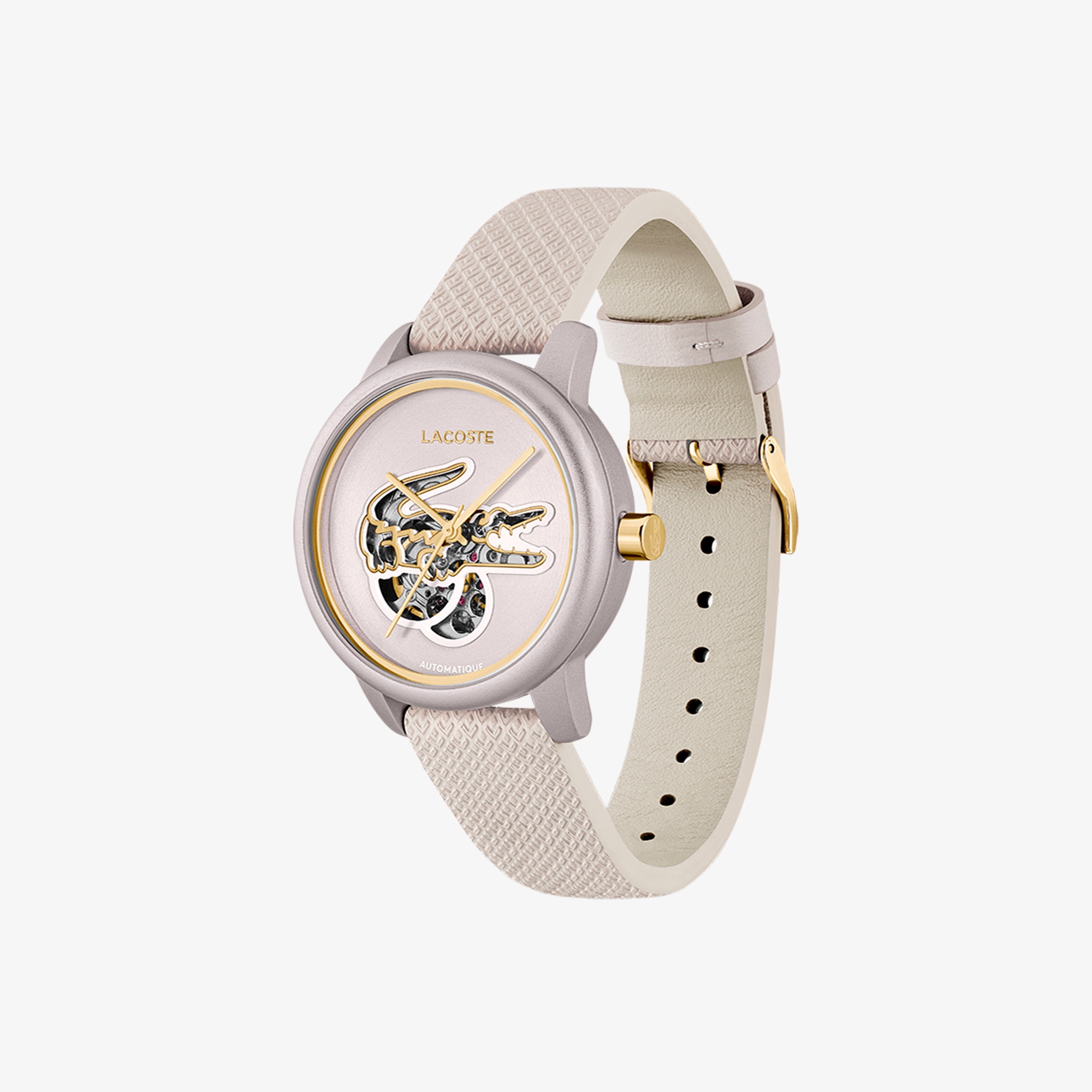 LACOSTE.12.12 AUTOMATIQUE/オフホワイト