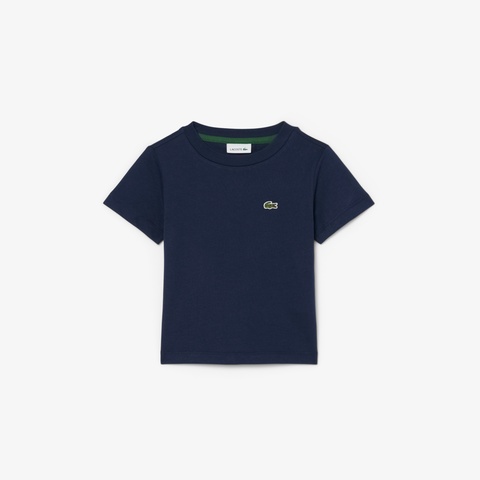 JUNIOR ベーシックワニロゴパッチTシャツ