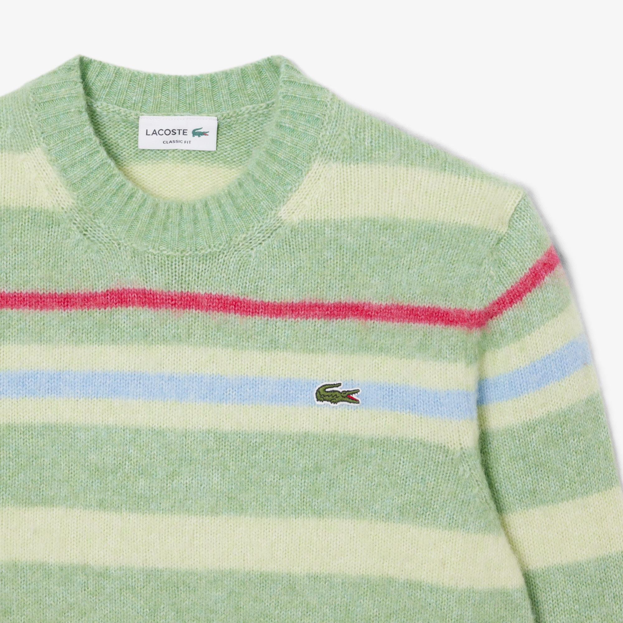 アルパカブレンドボーダーニットセーター