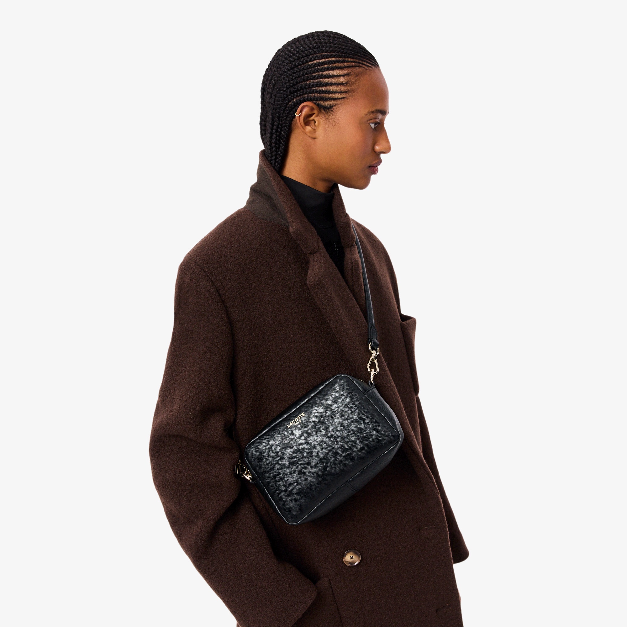 シャンゼリゼ レザースクエアミニショルダーバッグ