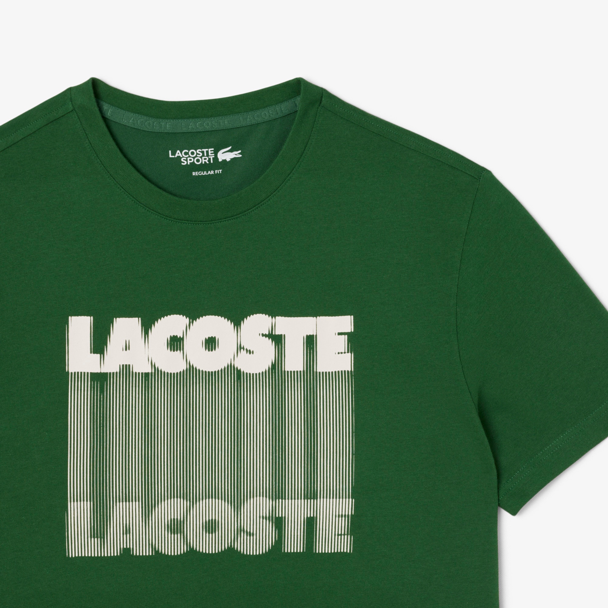 グラフィカルブランドネームロゴウルトラドライTシャツ