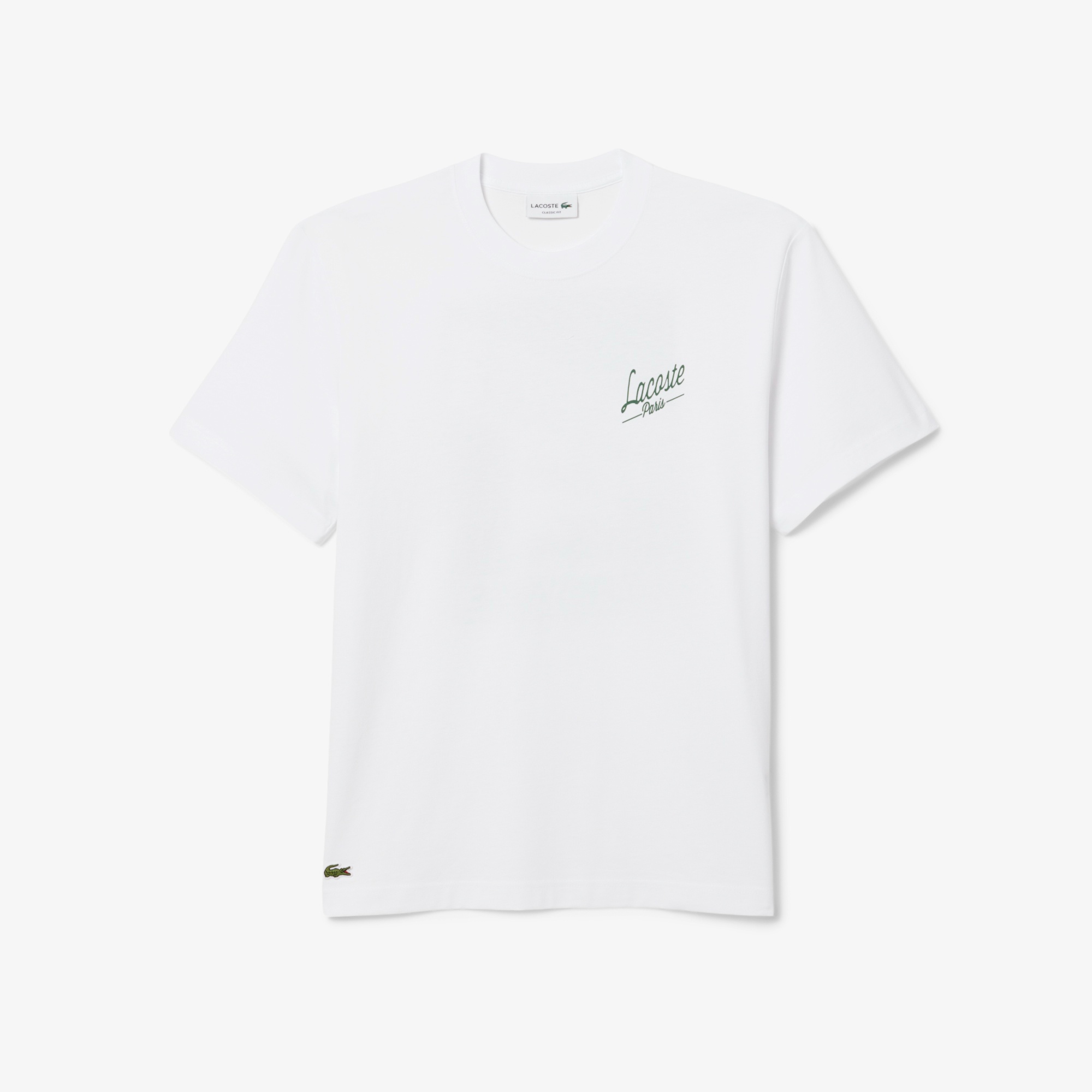 ラコステパリバックプリントTシャツ