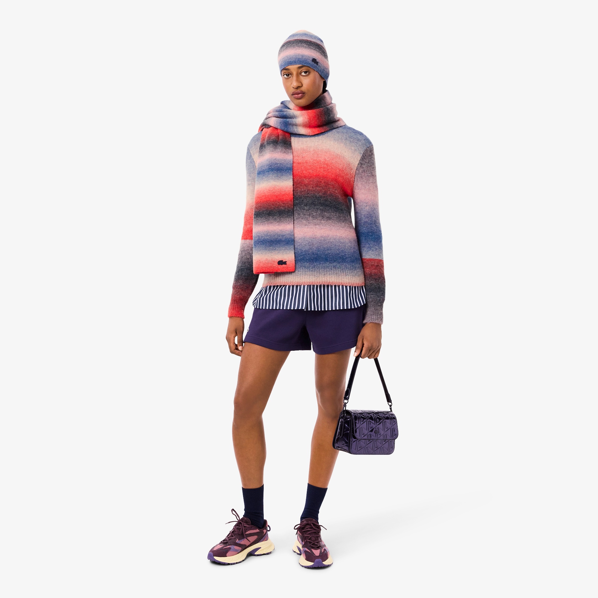 グラデーションニットセーター