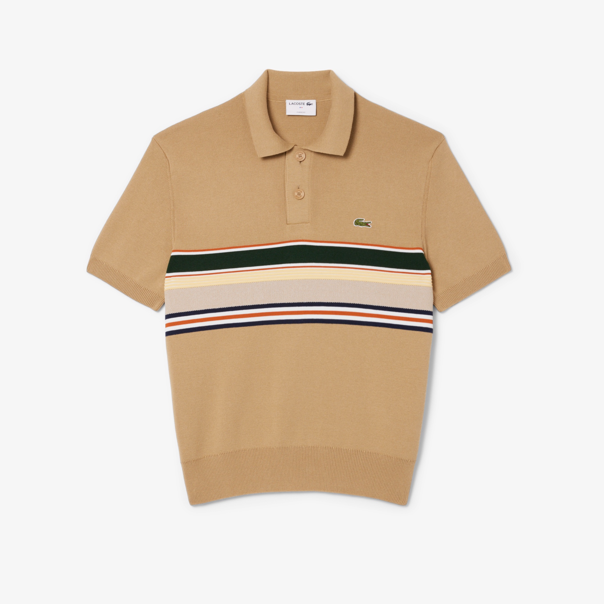 フレンチメイドポロカラーニット