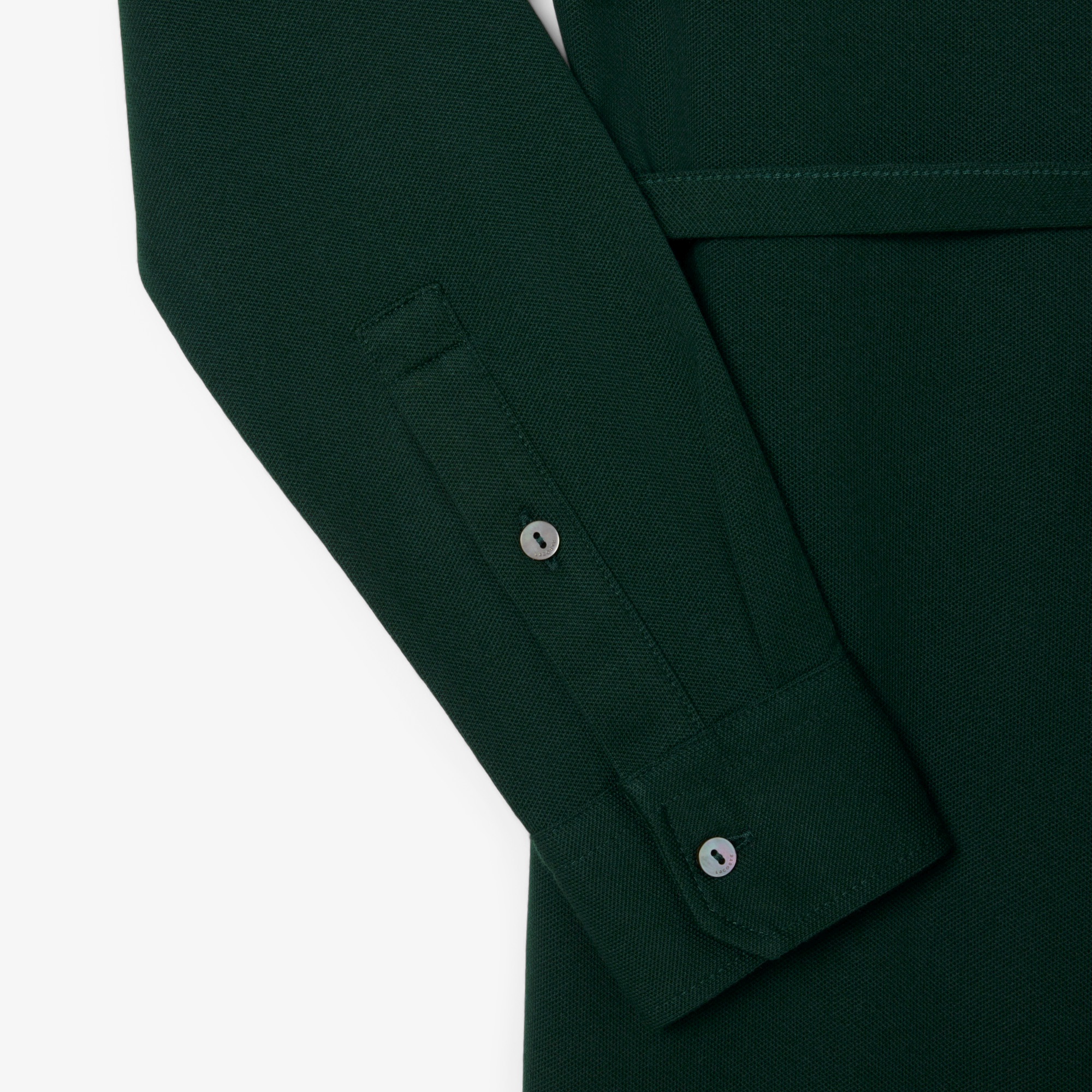 ポロシャツディテールラップドレス