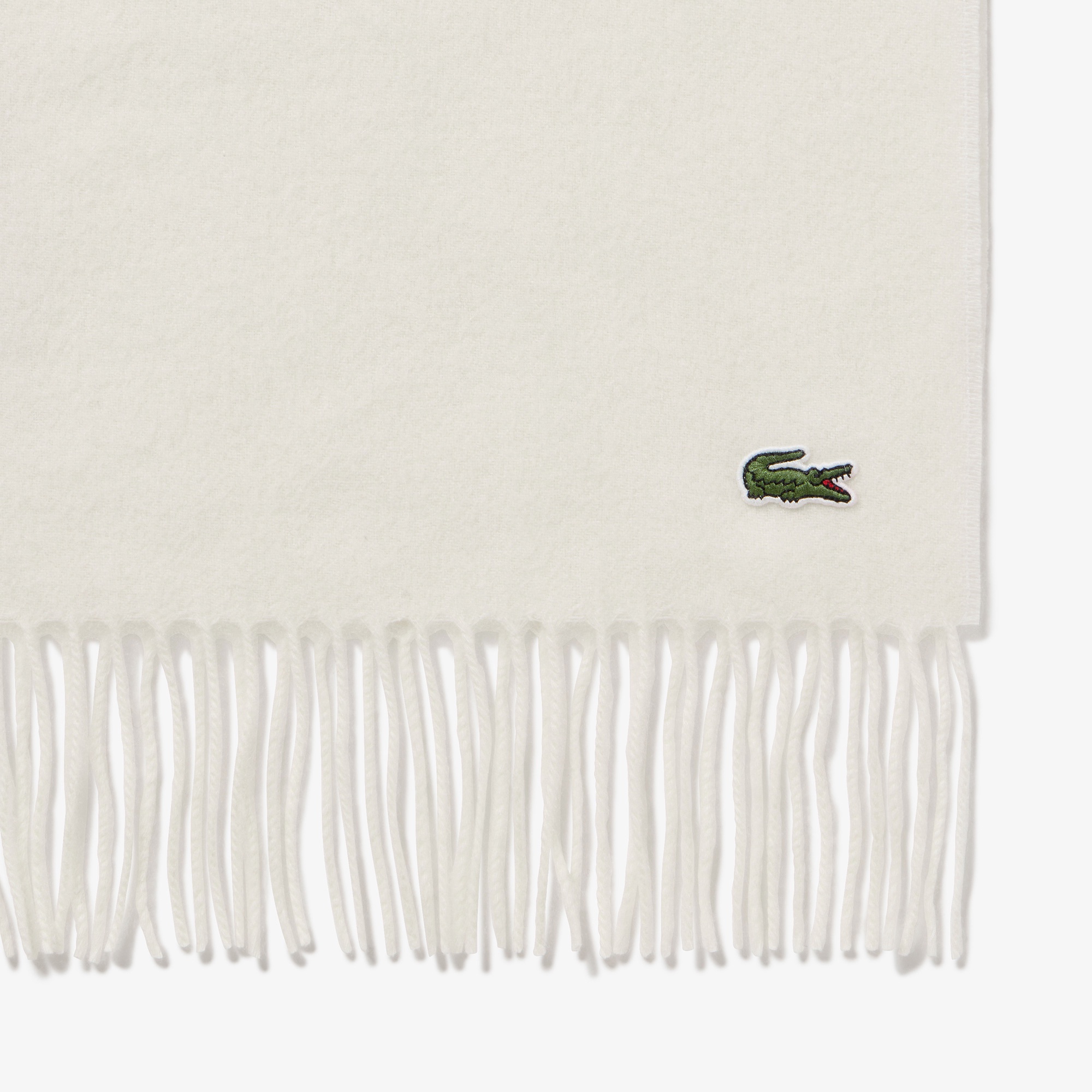 ホワイトカシミヤマフラー