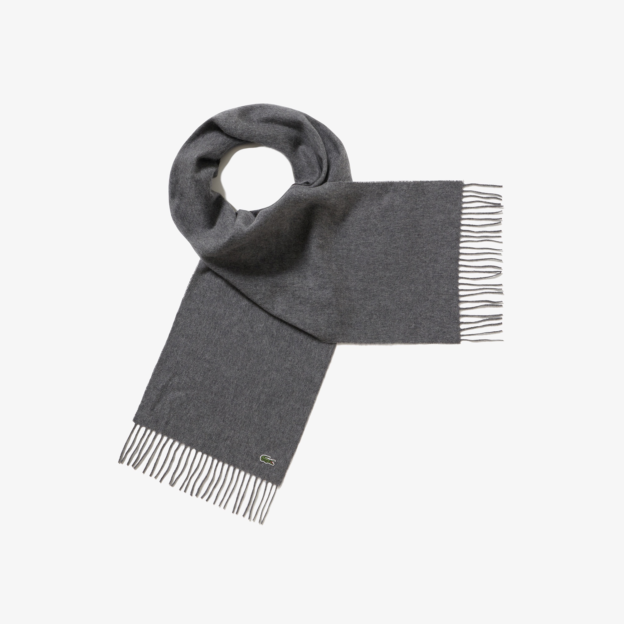 ホワイトカシミヤマフラー