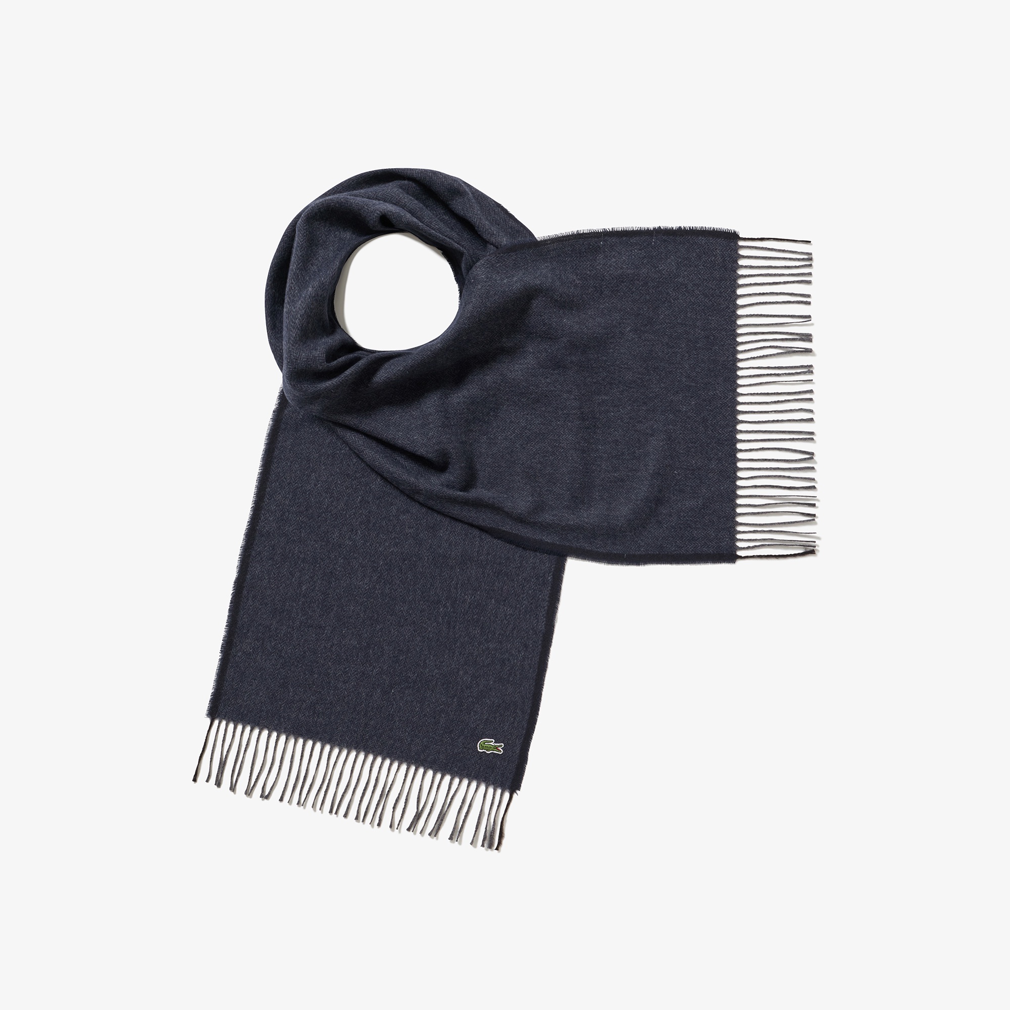 サスティナブルヘリンボーンマフラー