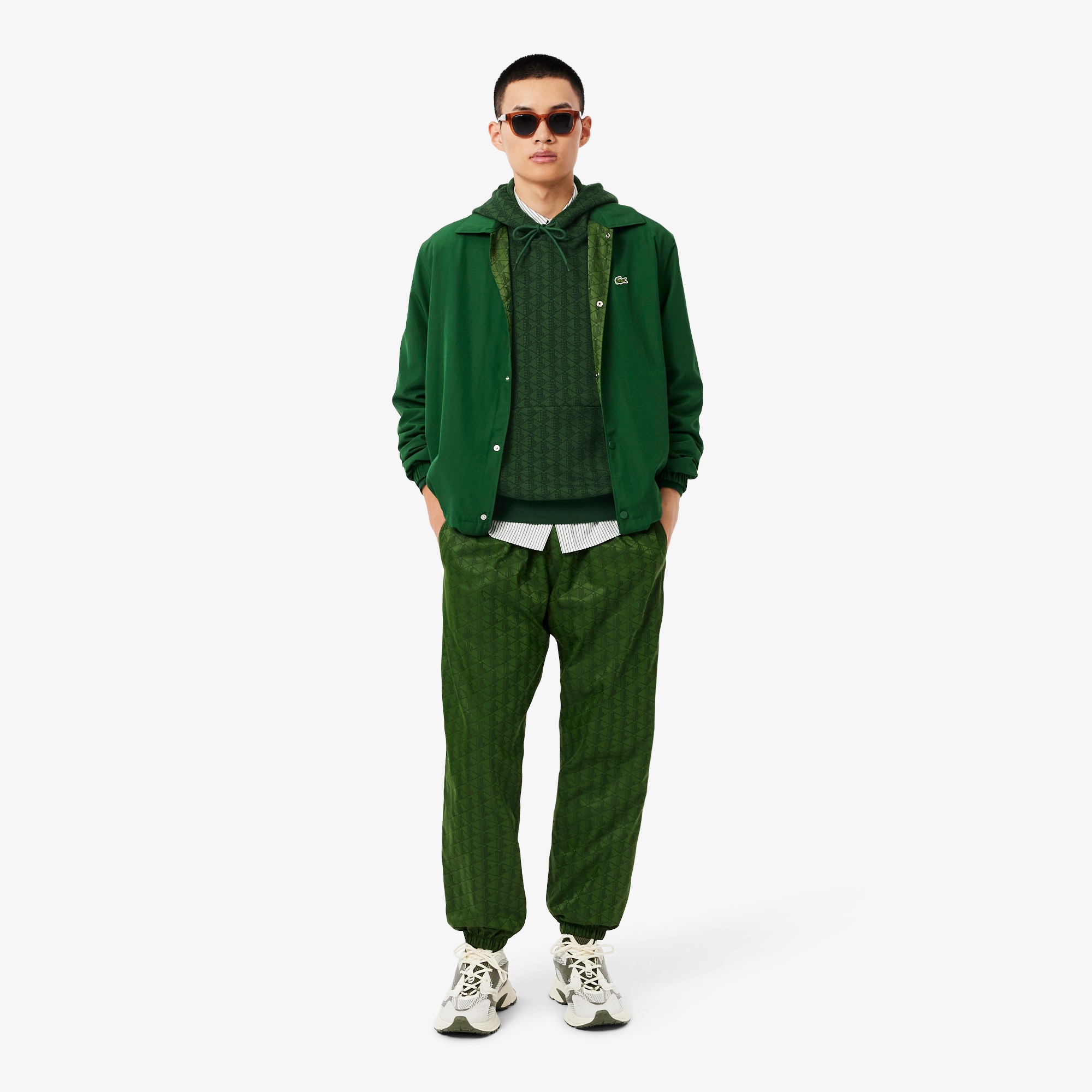 オールオーバーモノグラムスウェットフーディー