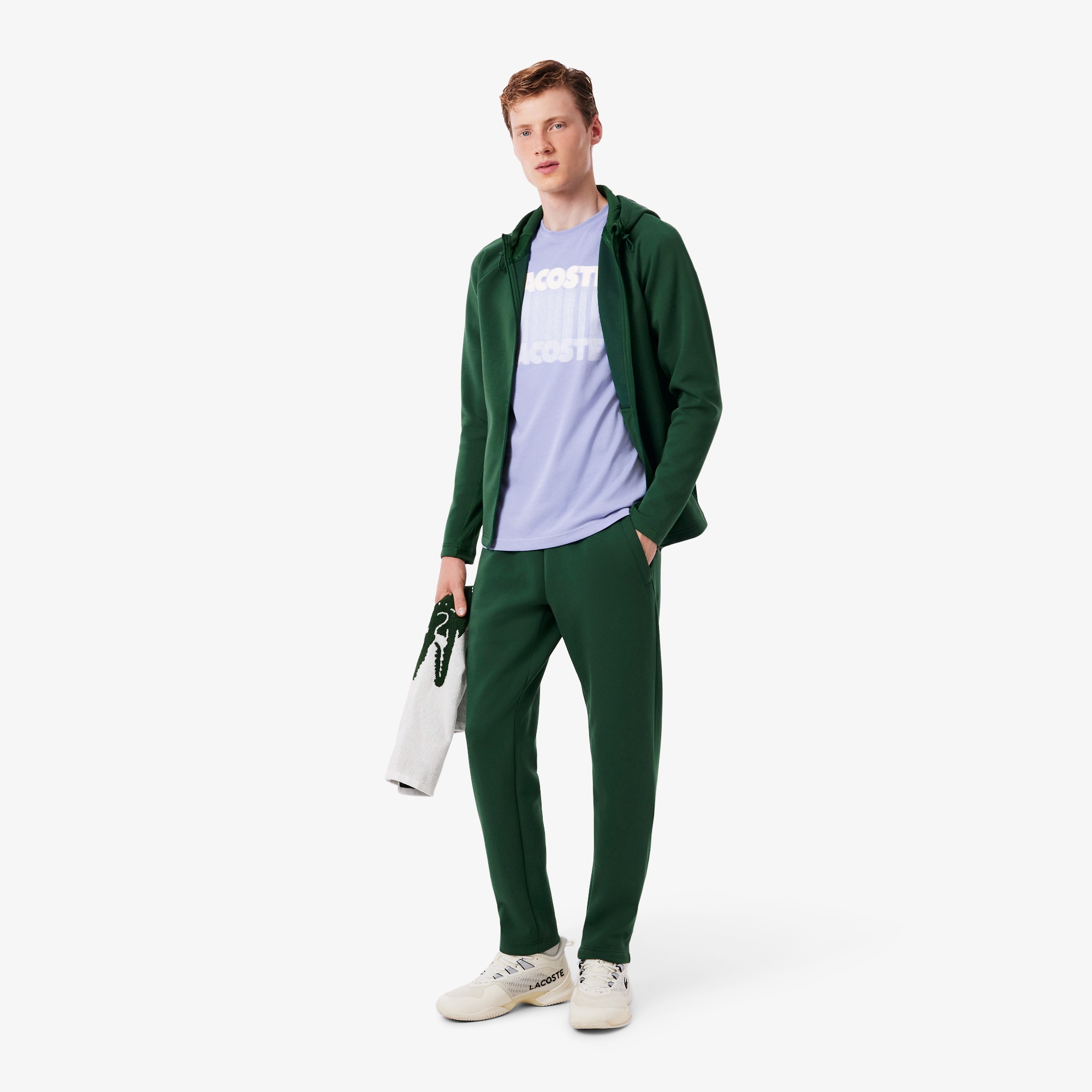 グラフィカルブランドネームロゴウルトラドライTシャツ