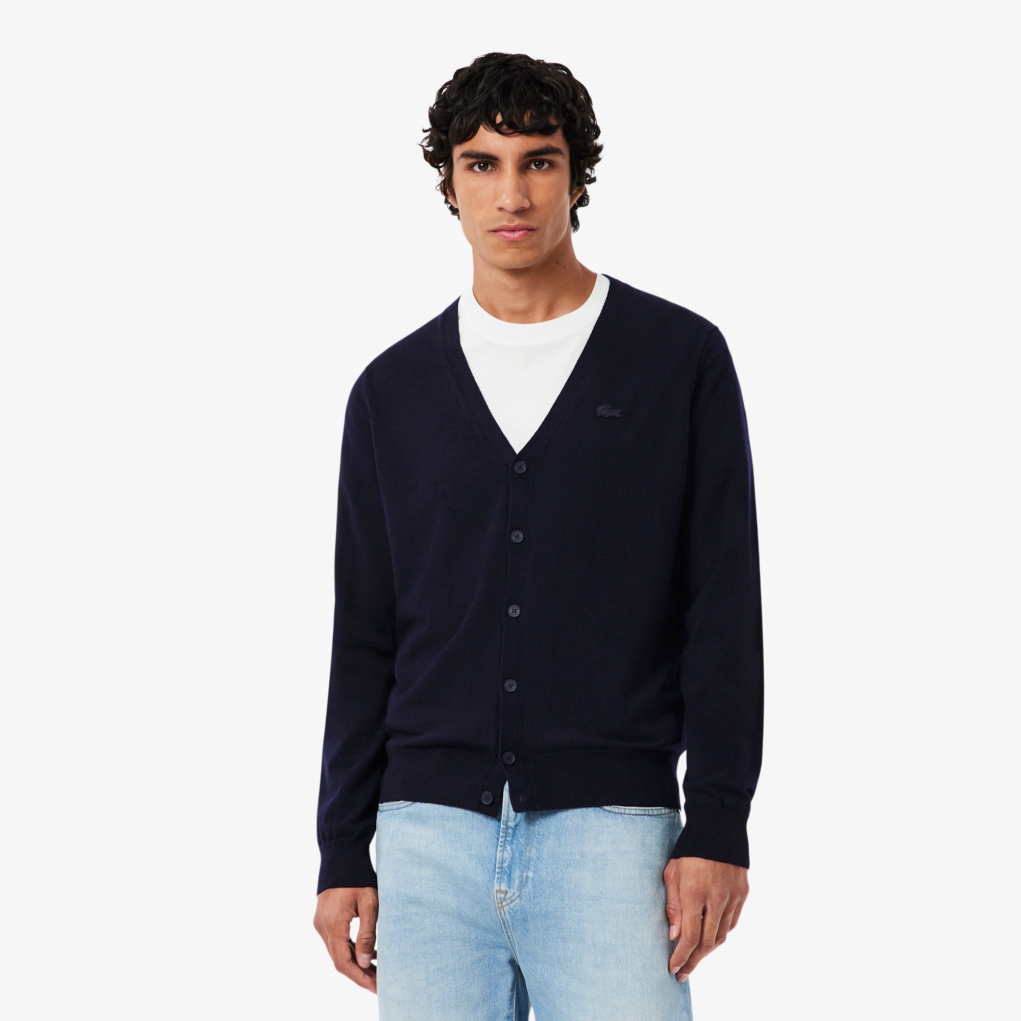 エッセンシャルメリノウールカーディガン