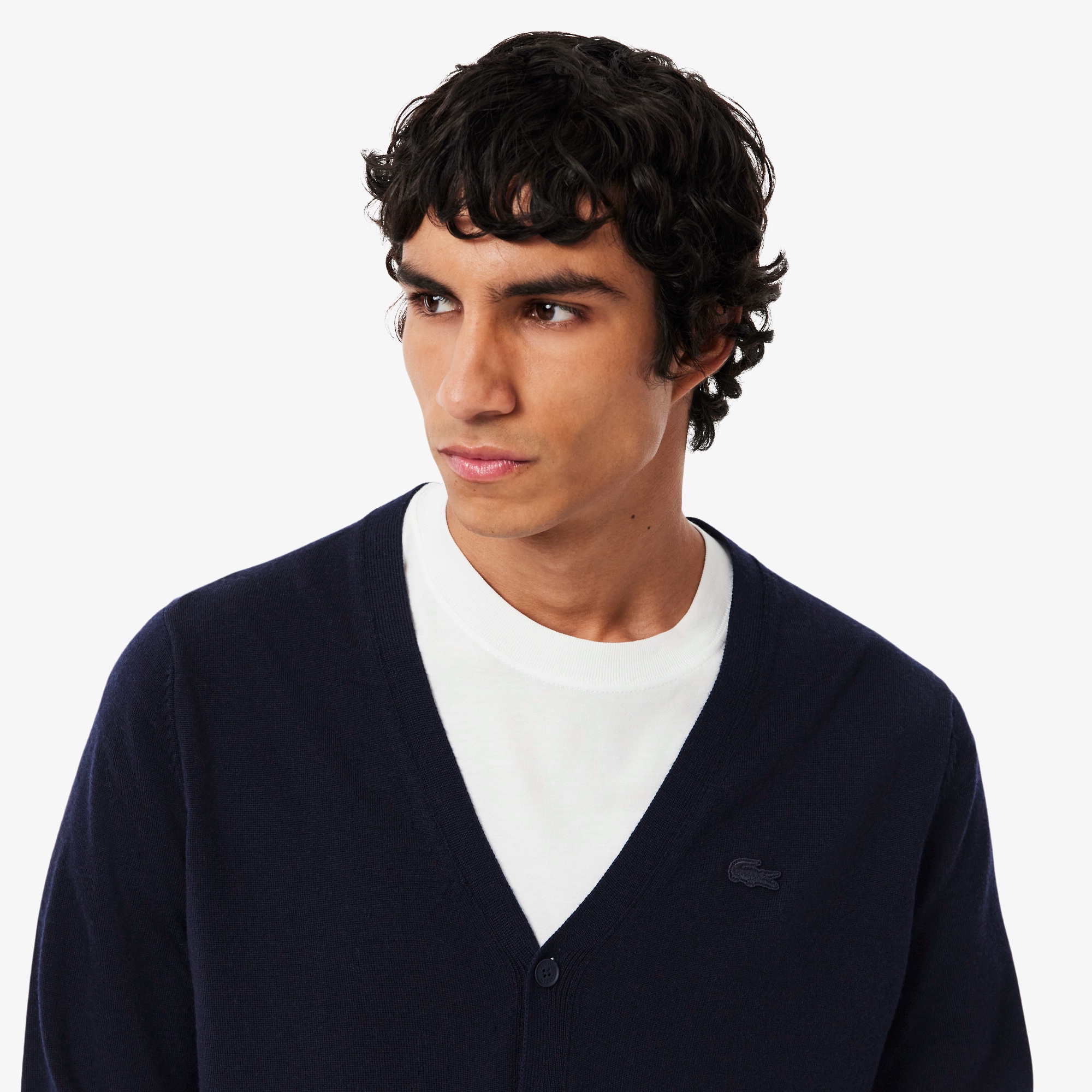 エッセンシャルメリノウールカーディガン