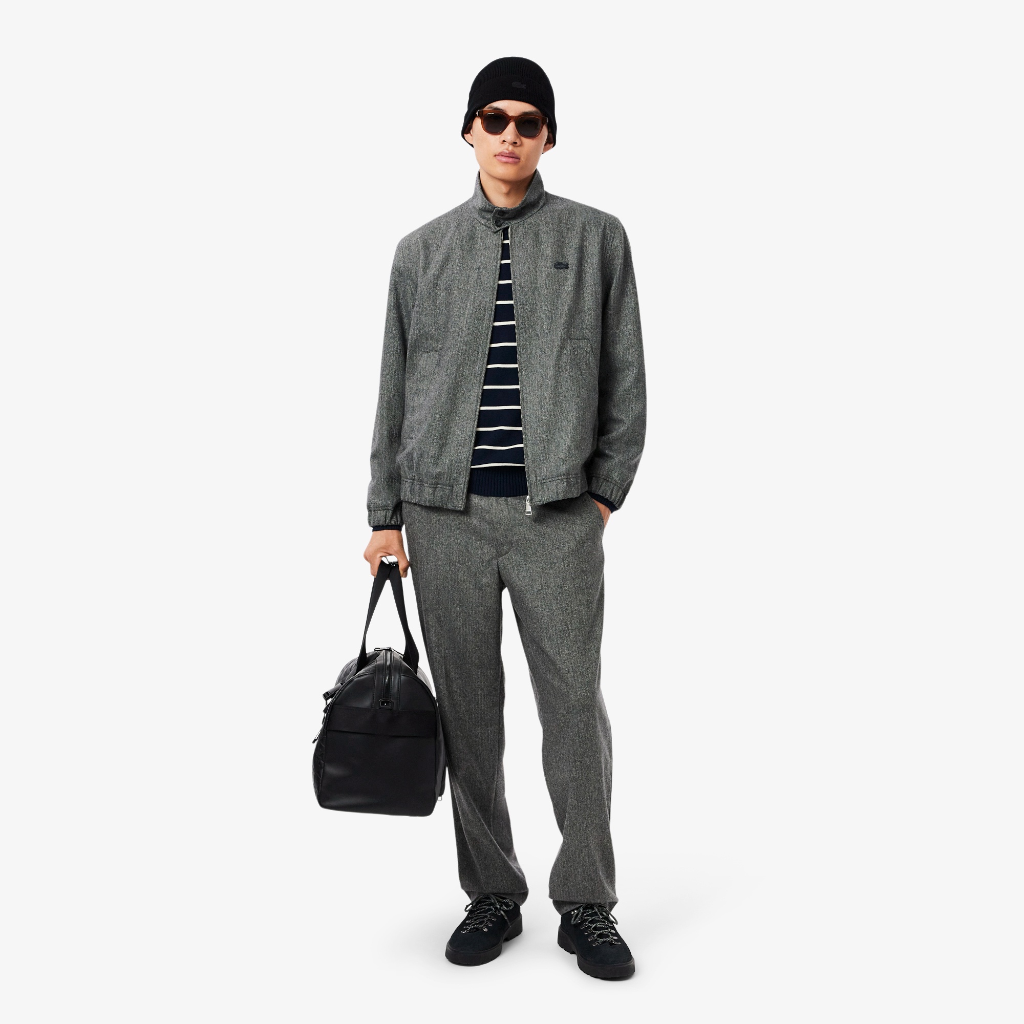 メリノウールリブニットビーニー