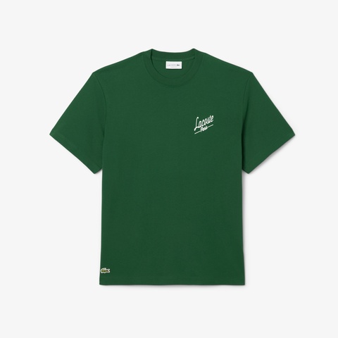 ラコステパリバックプリントTシャツ