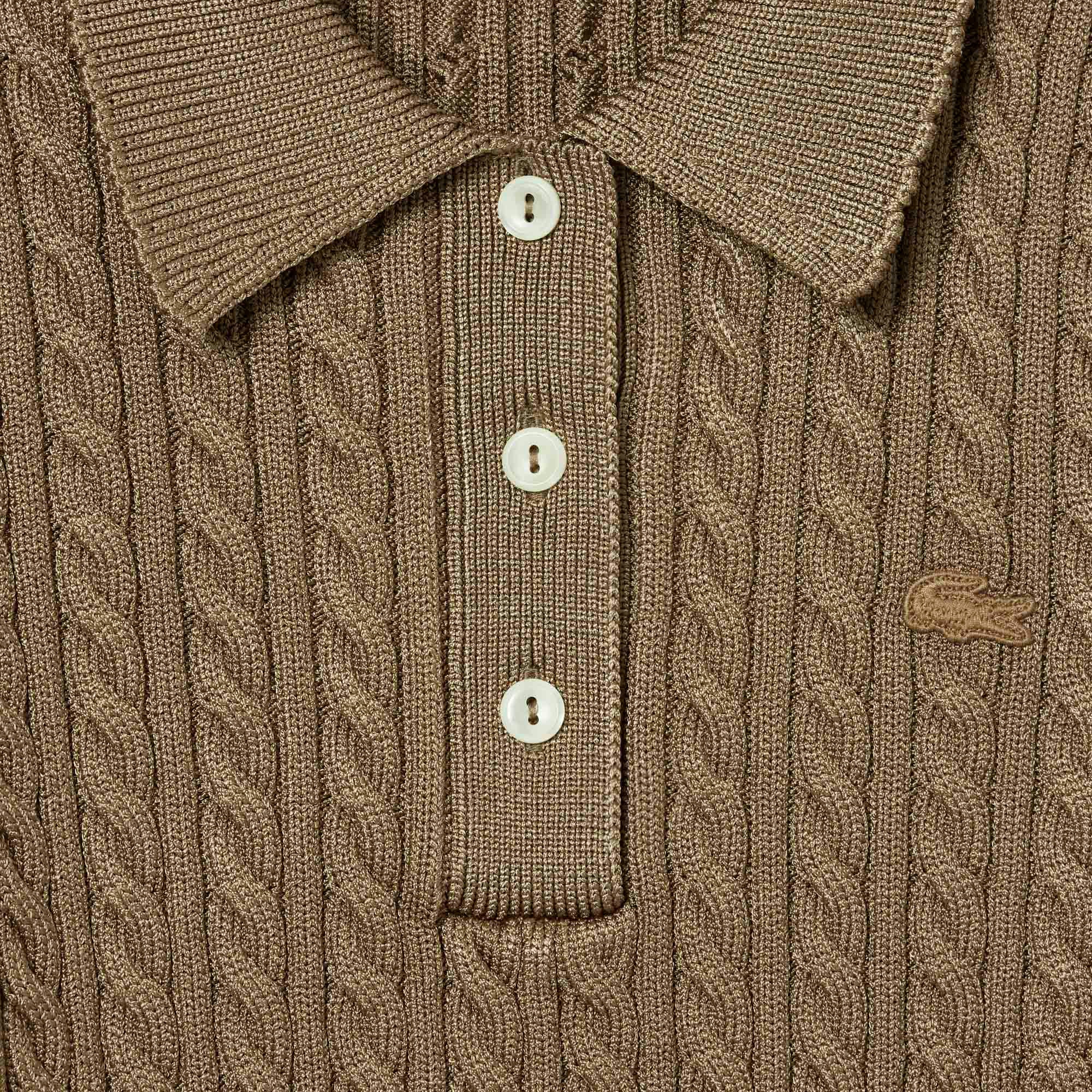 『FW25 Fashion Show』ケーブルニットポロセーター