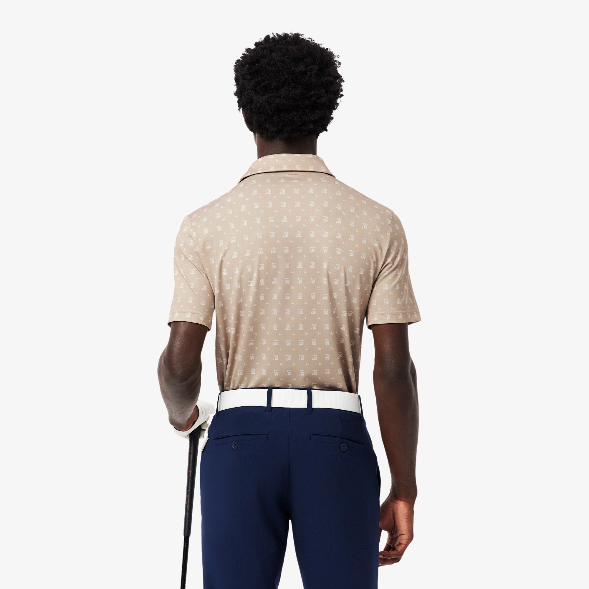 グラデーションプリントウルトラドライゴルフポロシャツ