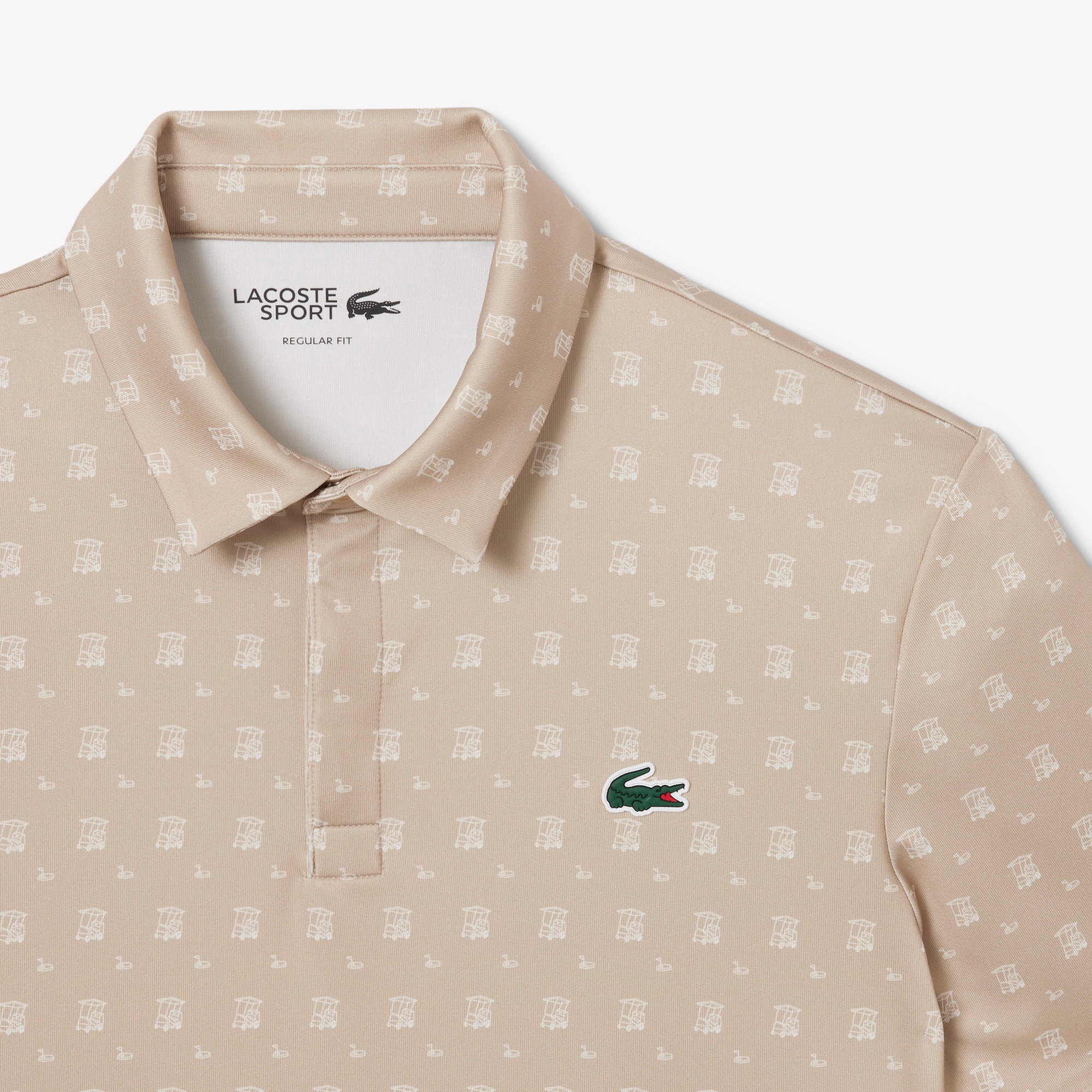 グラデーションプリントウルトラドライゴルフポロシャツ