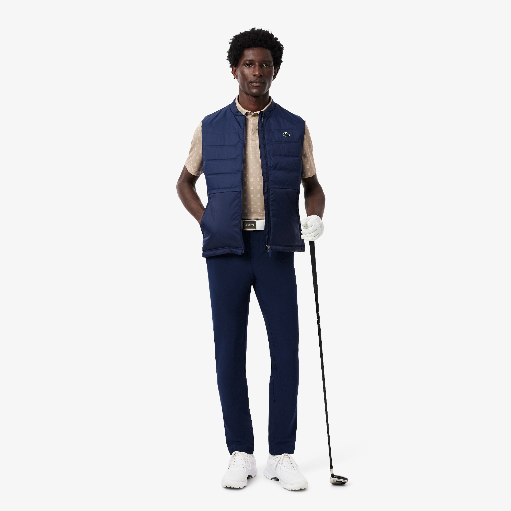 グラデーションプリントウルトラドライゴルフポロシャツ