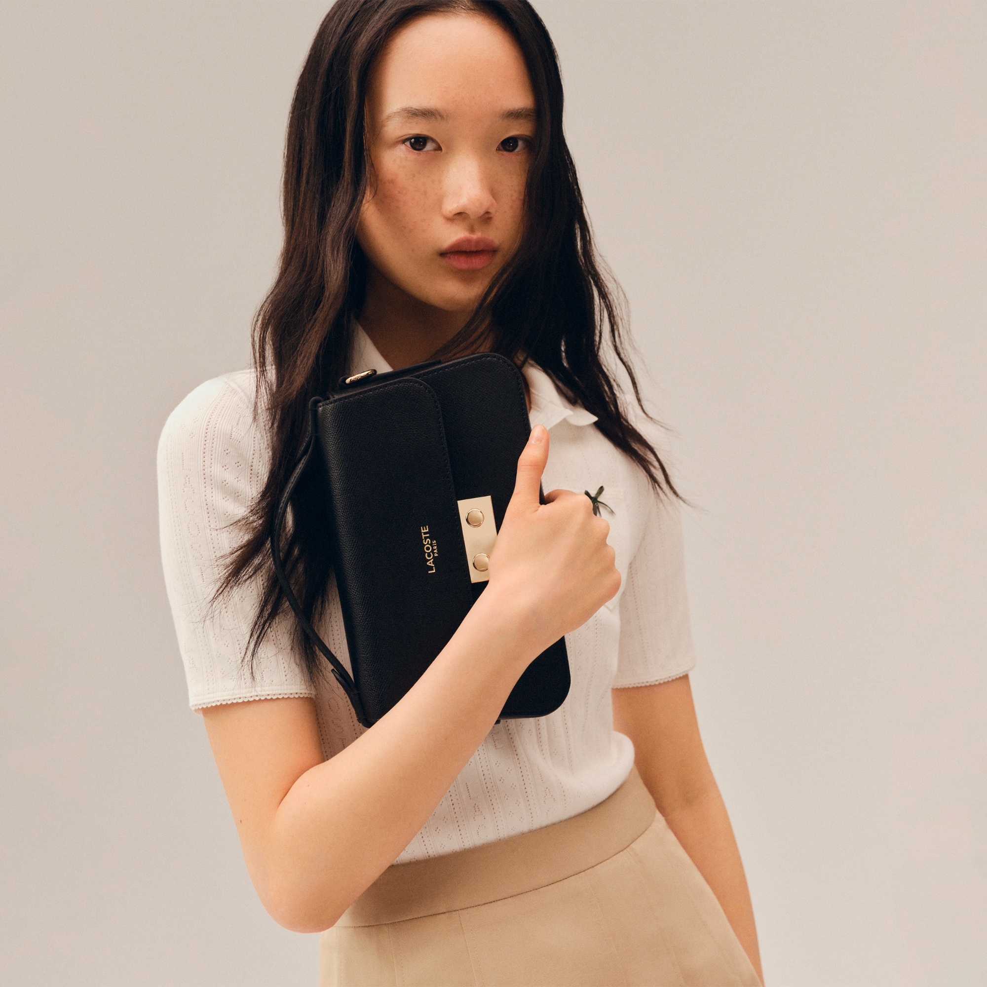 シャンゼリゼ レザーショルダーバッグ