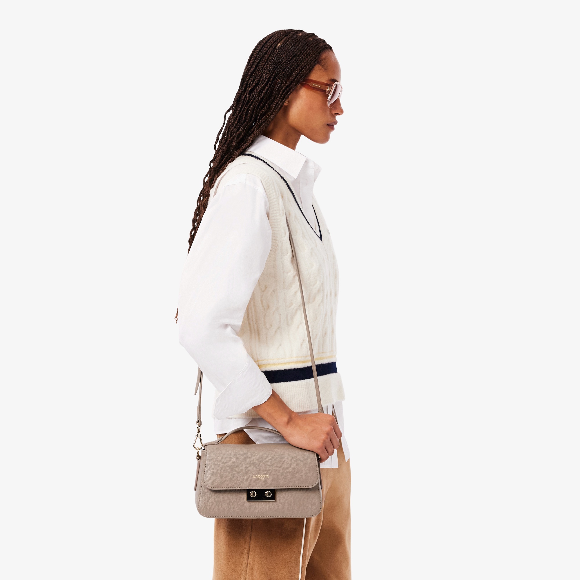 シャンゼリゼ レザーショルダーバッグ