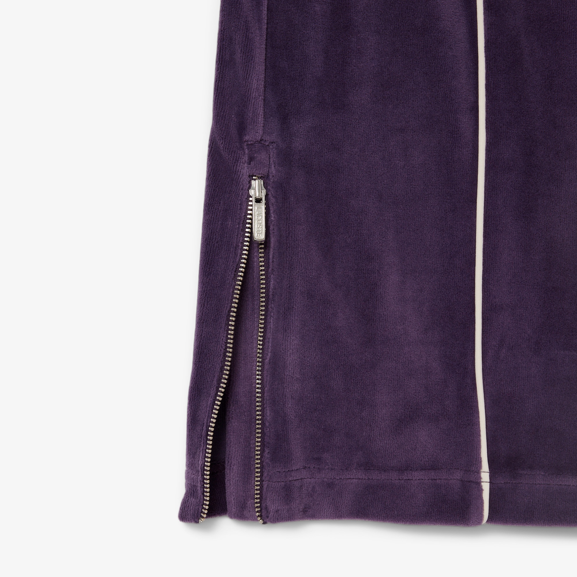 ベロアタッチパイピングトラックパンツ