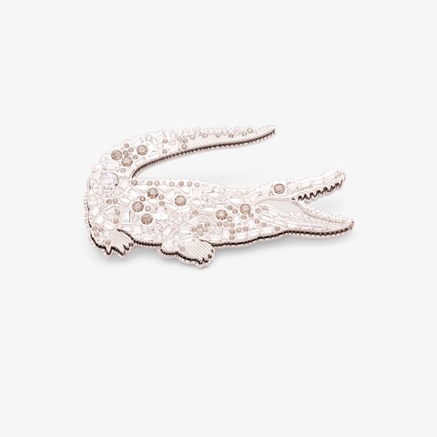 『FW25 Fashion Show』ラインストーンワニブローチ