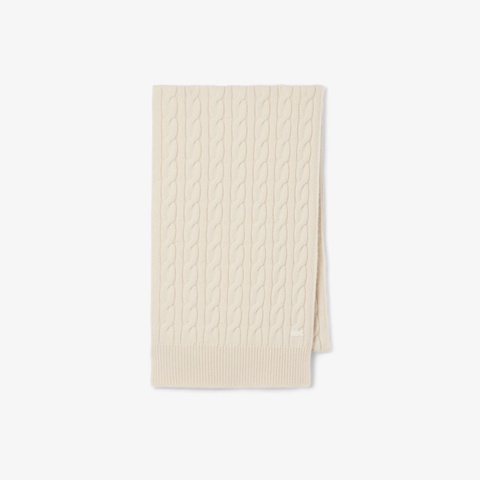 『FW25 Fashion Show』カシミアケーブルニットマフラー