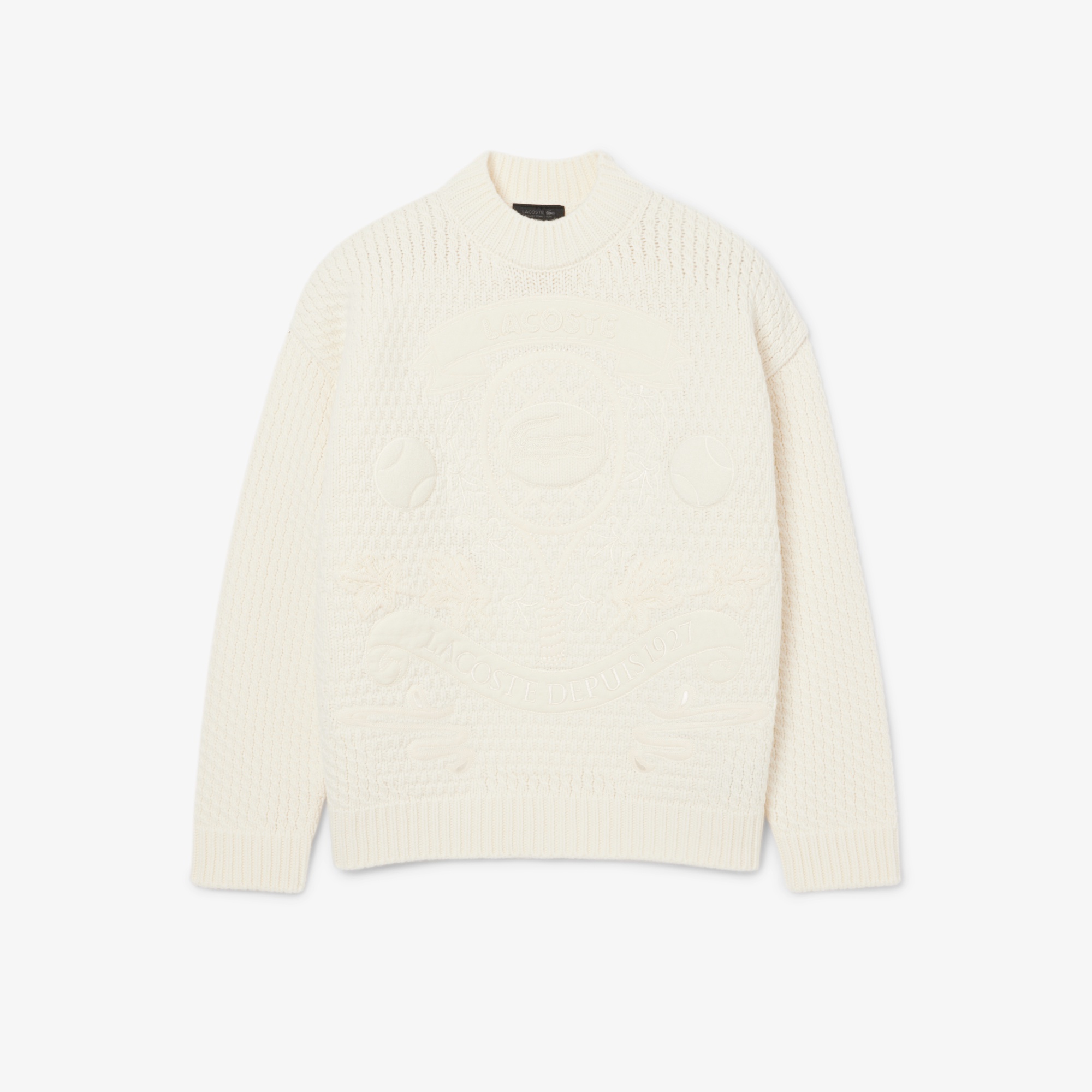 『FW25 Fashion Show』グラフィックワッペンウールニットセーター